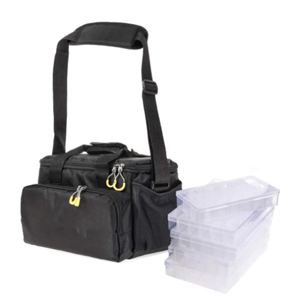**IOLMNG Waterproof Fishing Tackle Bag - Multifunctional Storage Shoulder Bag for Carp Fishing & Outdoor Gear | Perfect for Fishing Trips & Camping Accessories**