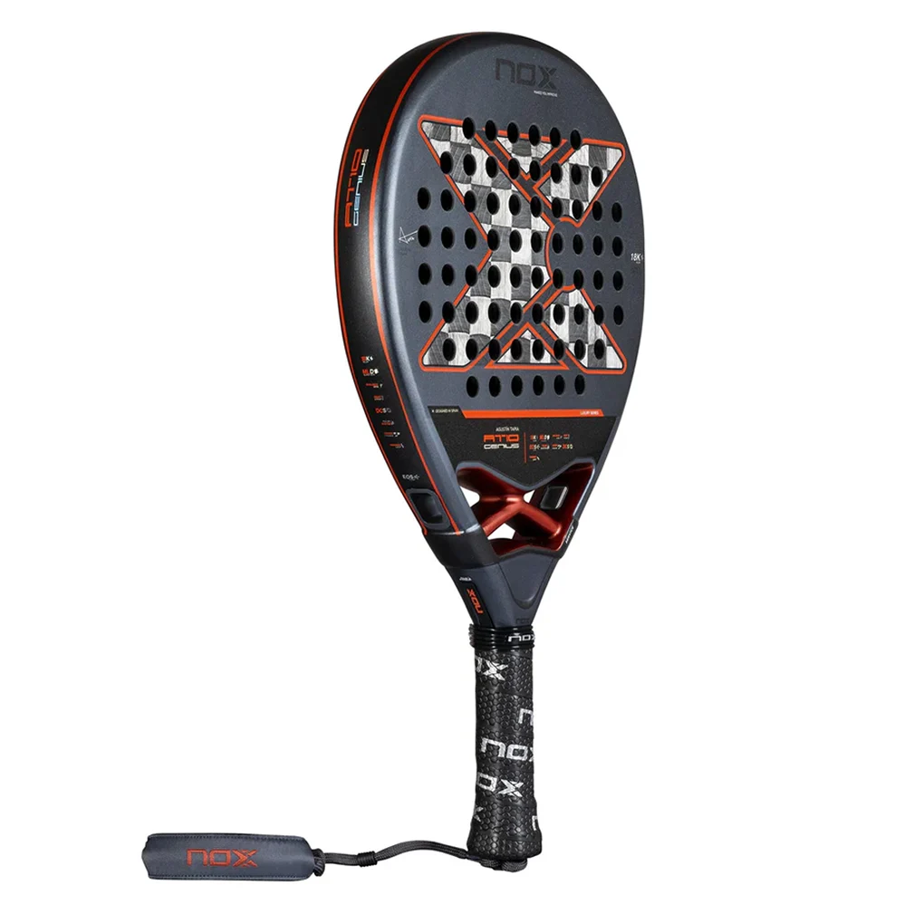AT10 Genius 18K Carbon Fiber Padel Racket - Professional Tennis Racquet for Men & Women - Perfect for Competitive Matches & Training Sessions