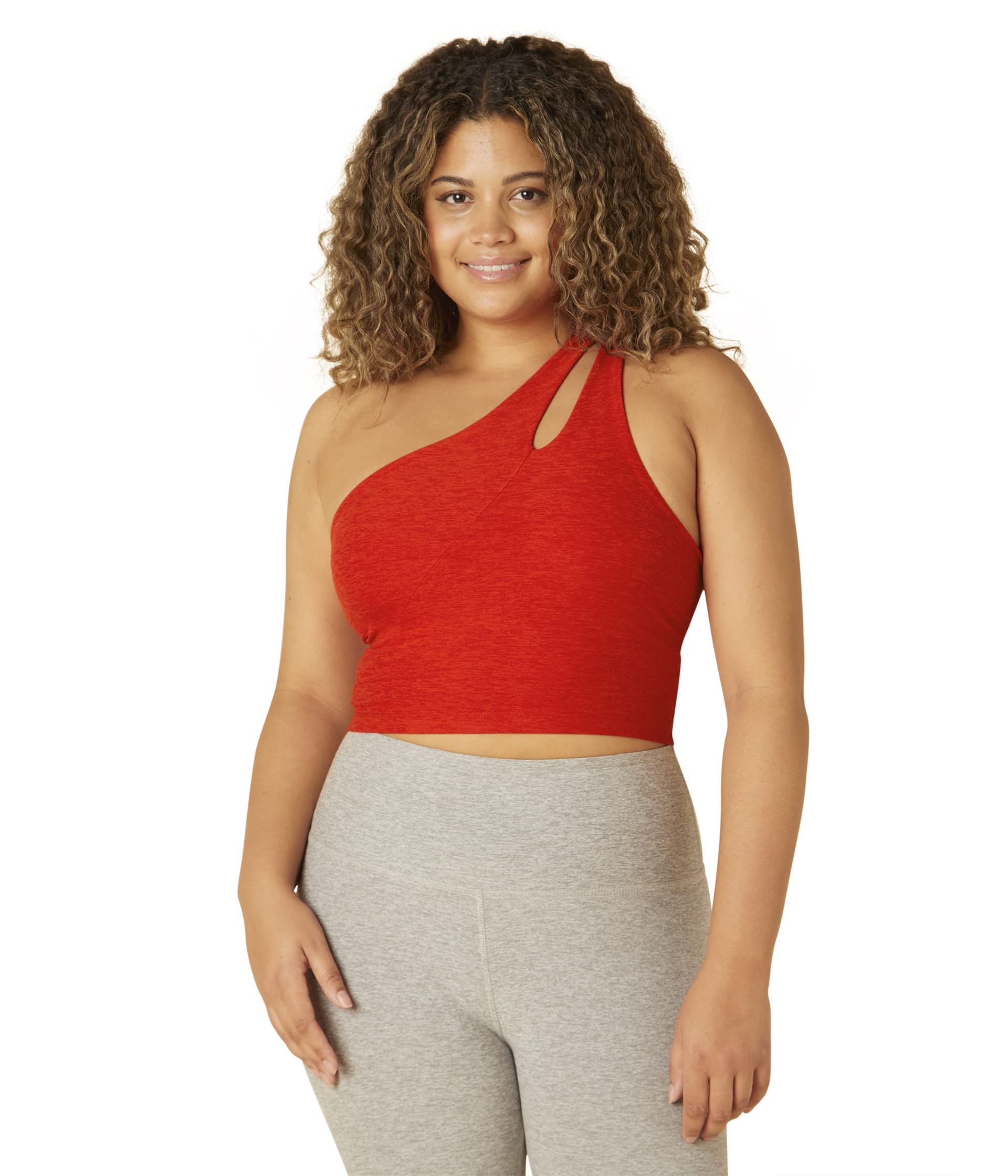 Beyond Yoga Women's Spacedye Lost Your Mind Cropped Tank Top - Soft Workout & Yoga Shirt for Women, Perfect for Gym, Running & Lounge Wear