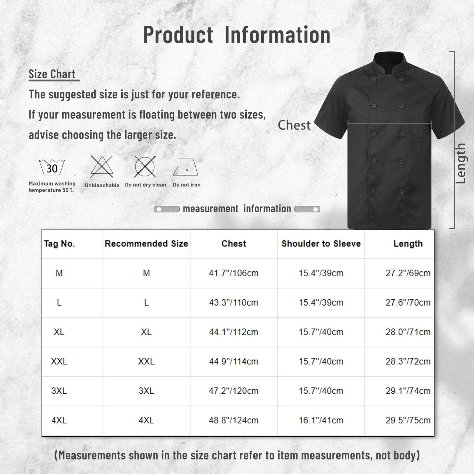 Unisex Short Sleeve Chef Coat - Professional Kitchen Cooking Jacket for Men & Women - Restaurant Uniform for Chefs, Bakers & Culinary Students