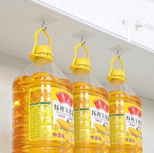 50-Pack Heavy Duty Self-Adhesive Wall Hooks - No Drill, No Damage Removable Hangers (20lb Capacity) - Perfect for Kitchen, Bathroom, Towel & Home Organization