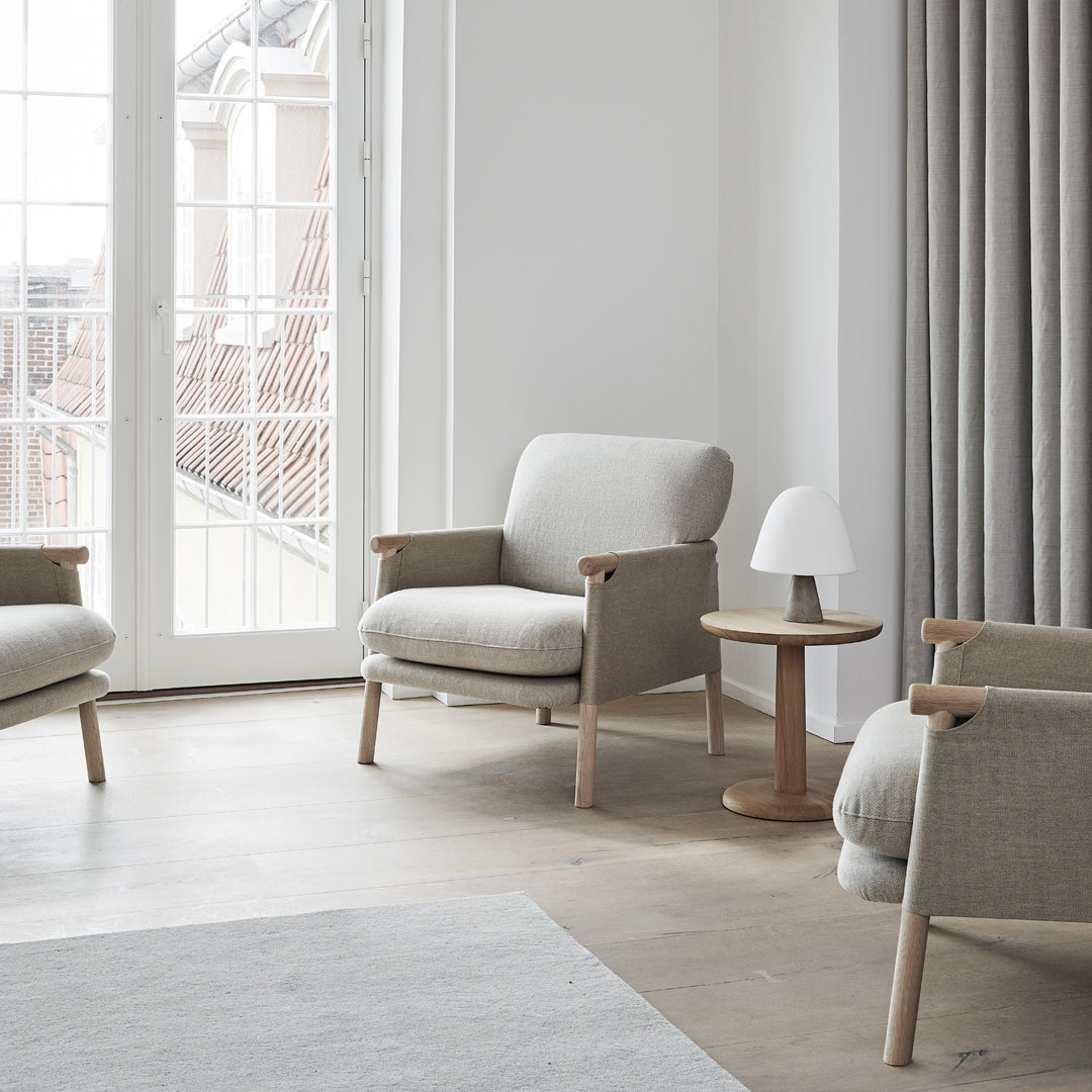 Erik Jorgensen Savannah Petite Lounge Chair - Modern Compact Lounge Chair for Small Spaces - Perfect for Apartments, Living Rooms & Reading Nooks
