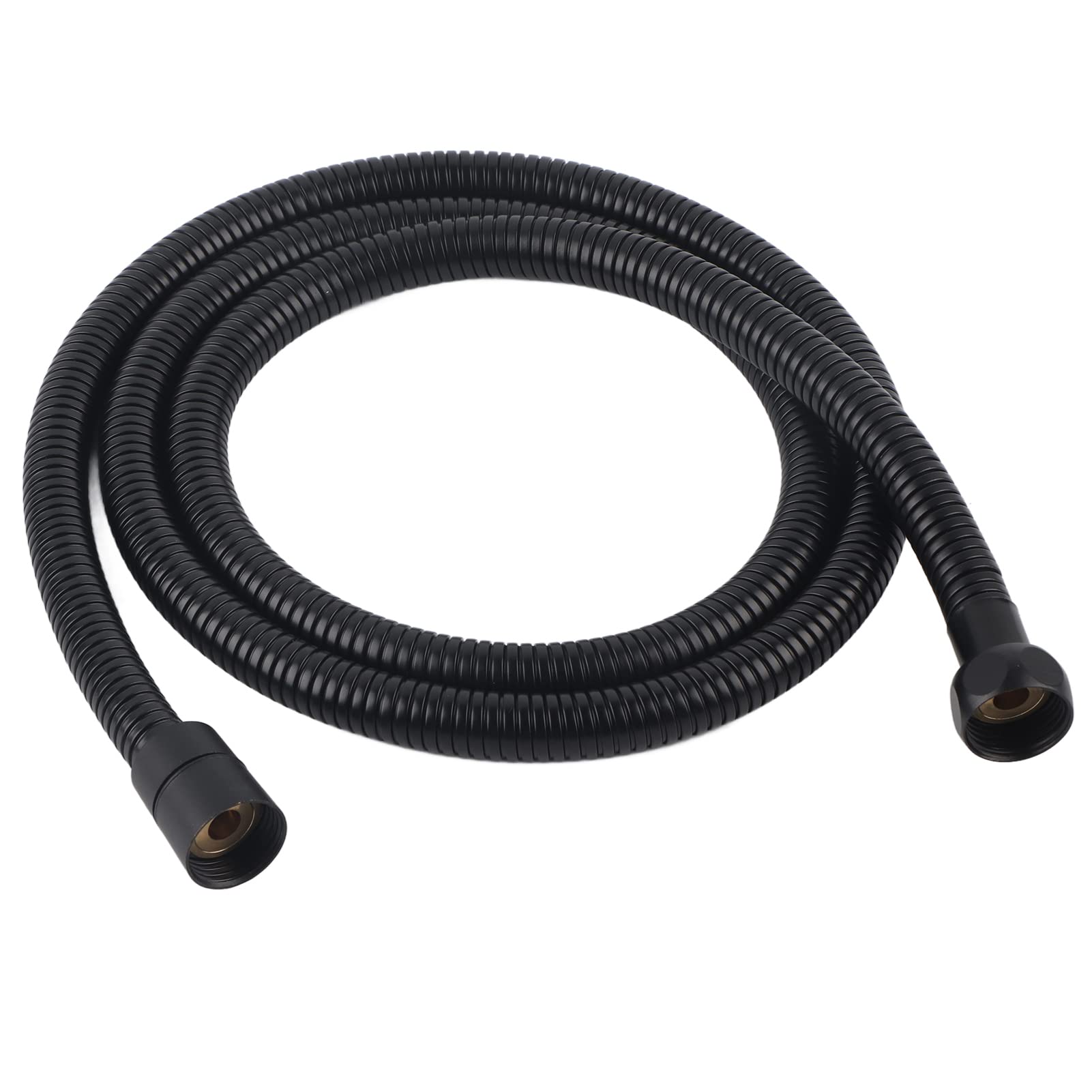 Jerliflyer 59 Inch Universal Shower Hose Replacement - G1/2 Thread Stainless Steel Flexible Shower Head Hose for Bathroom, Spa & RV Use
