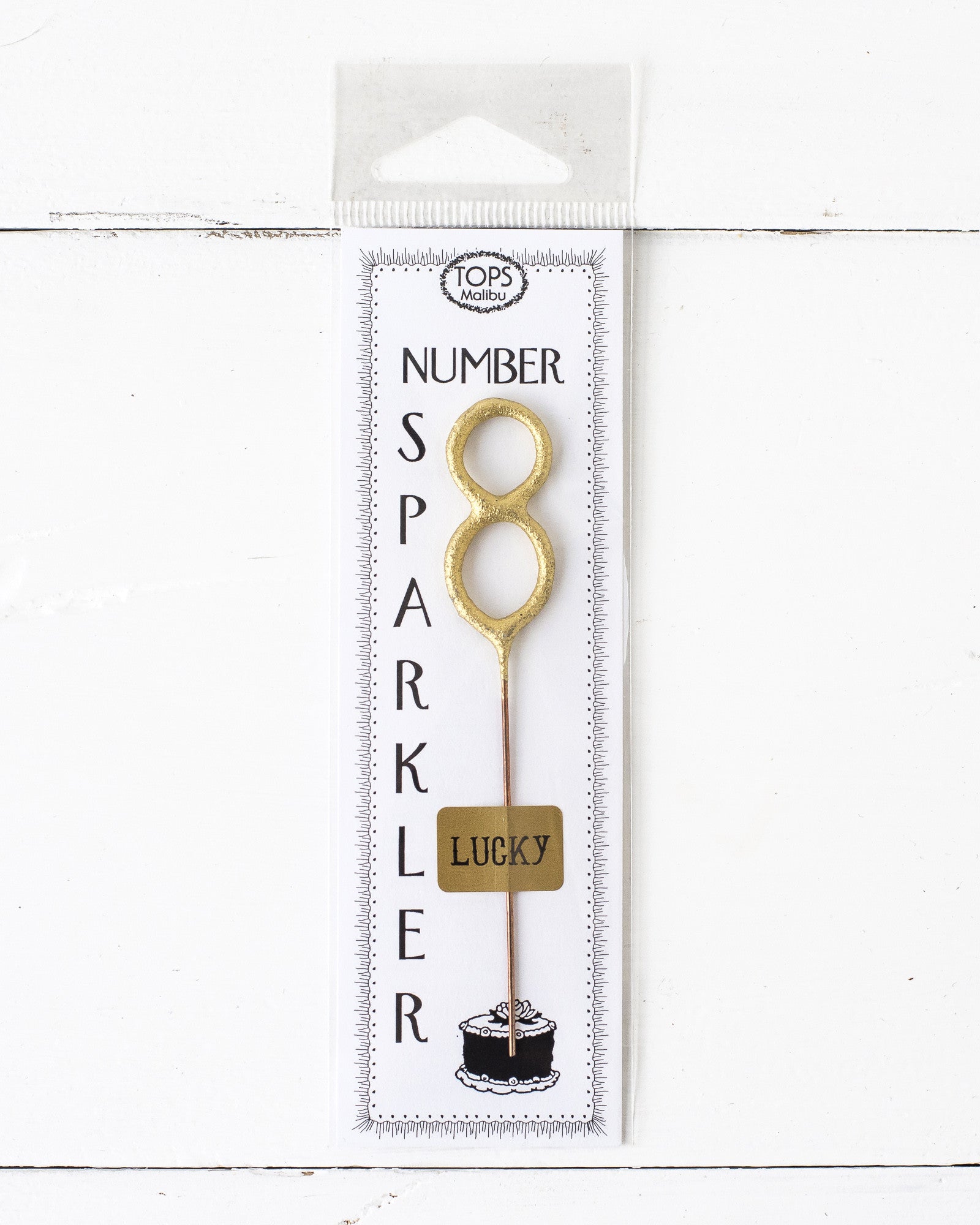 24K Gold Number Cake Topper Sparklers - Birthday Wedding Anniversary Party Decorations - Perfect for Celebrations, Photos & Special Events