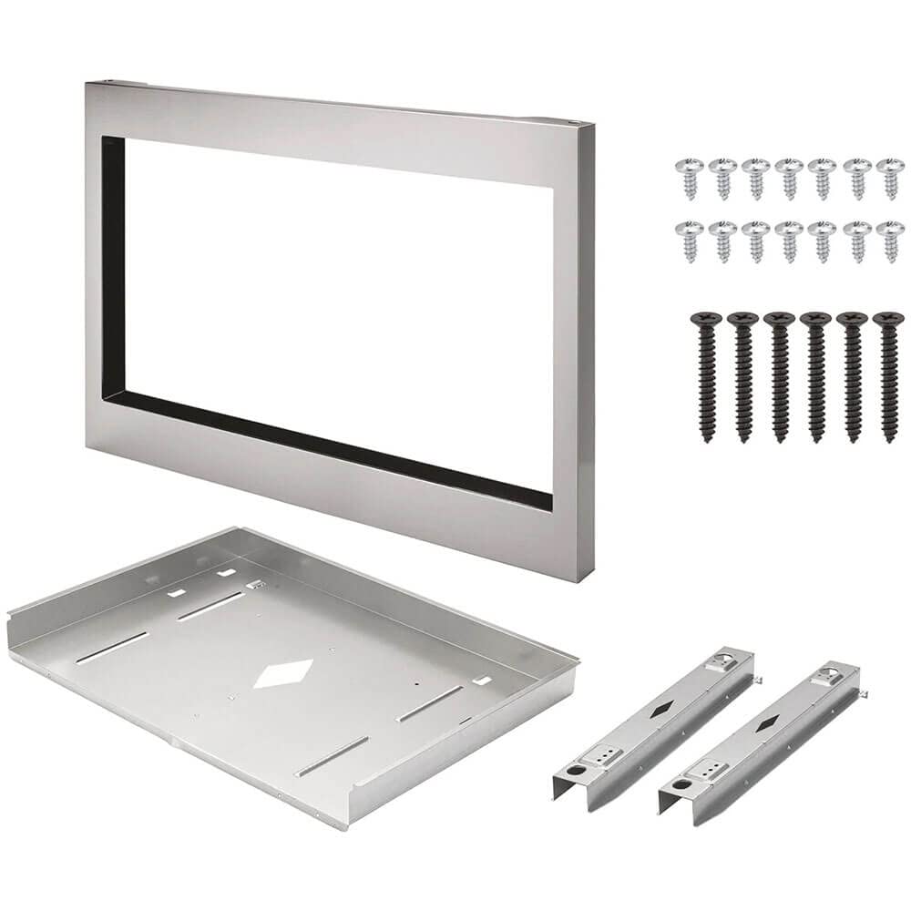 Frigidaire Gallery 27-Inch Stainless Steel Microwave Trim Kit - Smudge-Proof Built-In Design for Seamless Kitchen Integration | Perfect for Modern Home Renovations & Appliance Upgrades