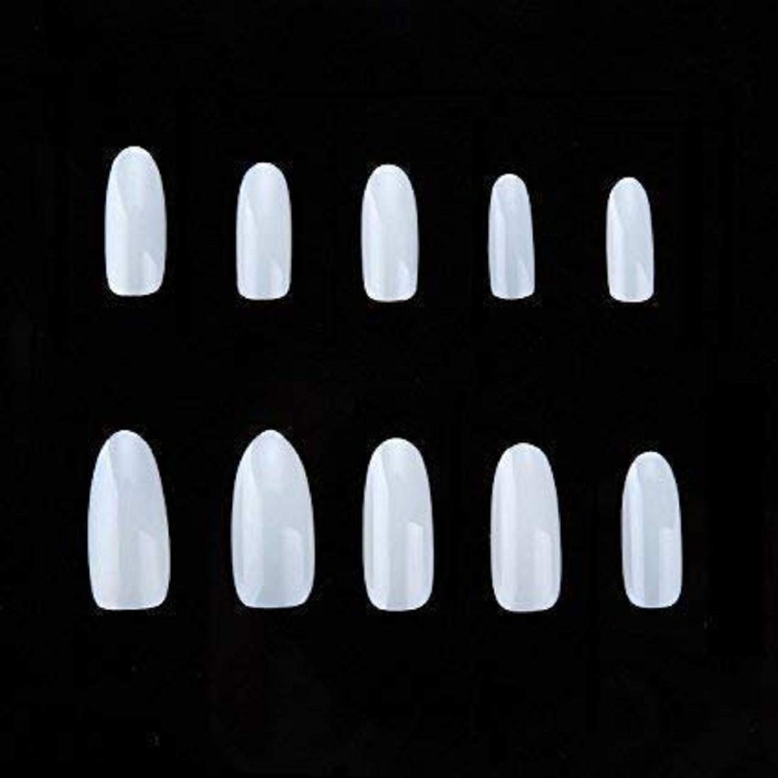 ClubBeauty 100PCS Acrylic Fake Nails Set with 3 Tubes of Nail Glue - Reusable Artificial Nails for Women, French Tip Press On Nails for Salon Quality Manicure at Home, Perfect for Parties, Weddings & Daily Wear