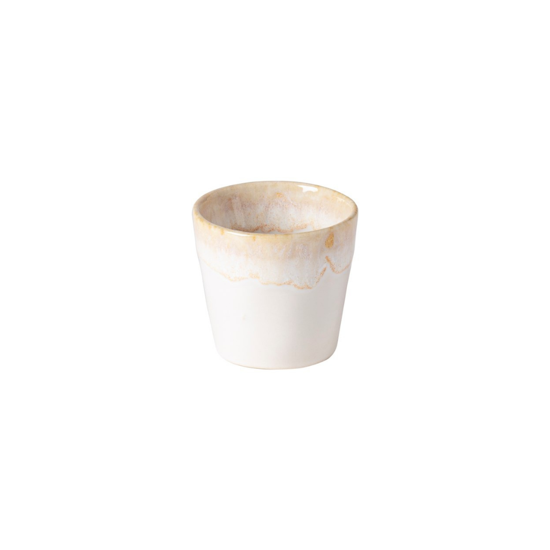 Premium Costa Nova Grespresso Espresso Cup - White Porcelain Coffee Cup for Home & Cafe Use | Perfect for Espresso, Cappuccino & Latte | Dishwasher Safe & Durable