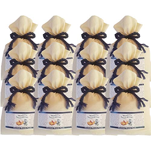 Montana Bounty Foods Blueberry Sweetbread Mix - 12 Pack (18 oz Each) | Delicious Homemade Sweetbread for Breakfast, Brunch & Holiday Baking