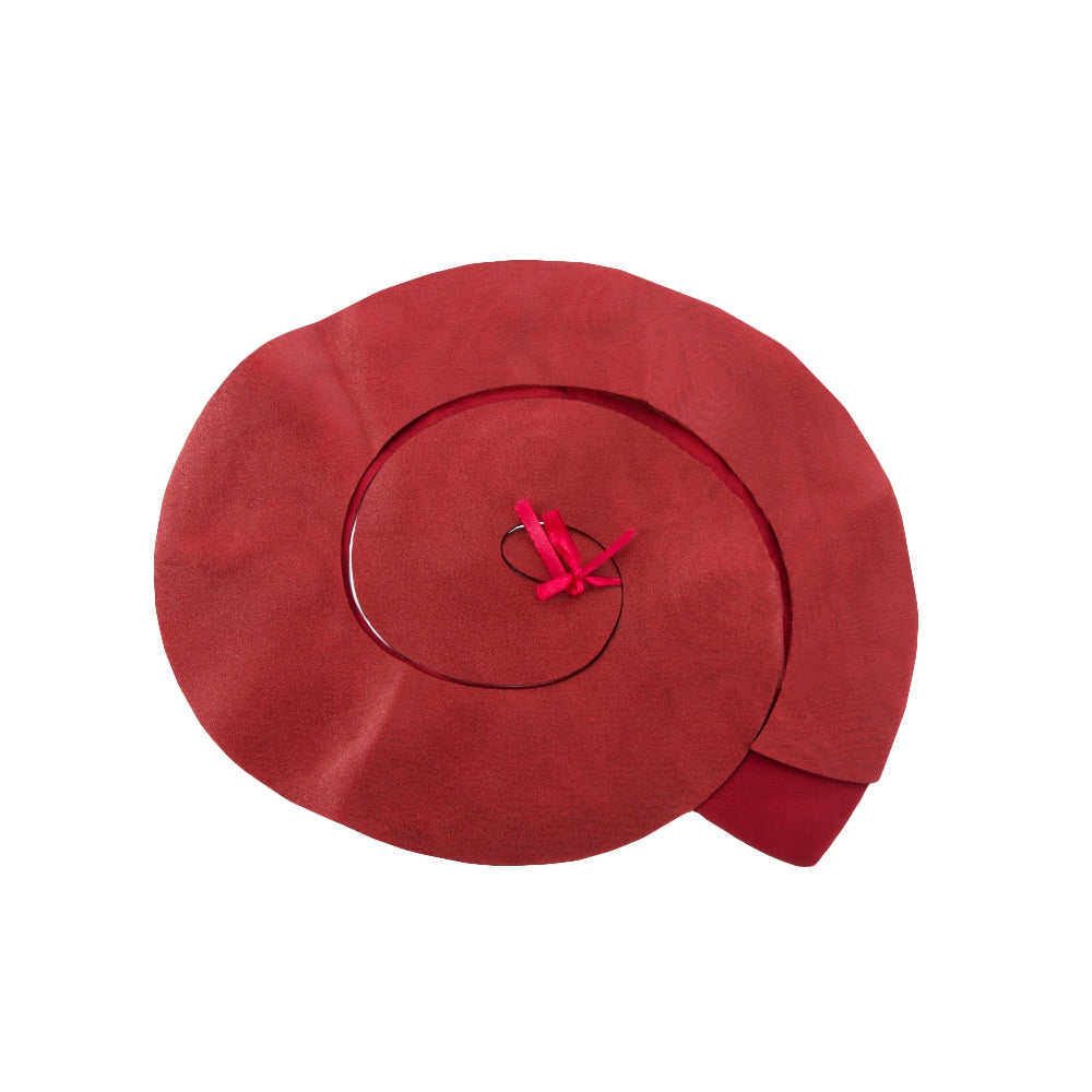 Elegant Curly Willow Chair Sash in Apple Red - Perfect for Weddings, Parties & Home Decor