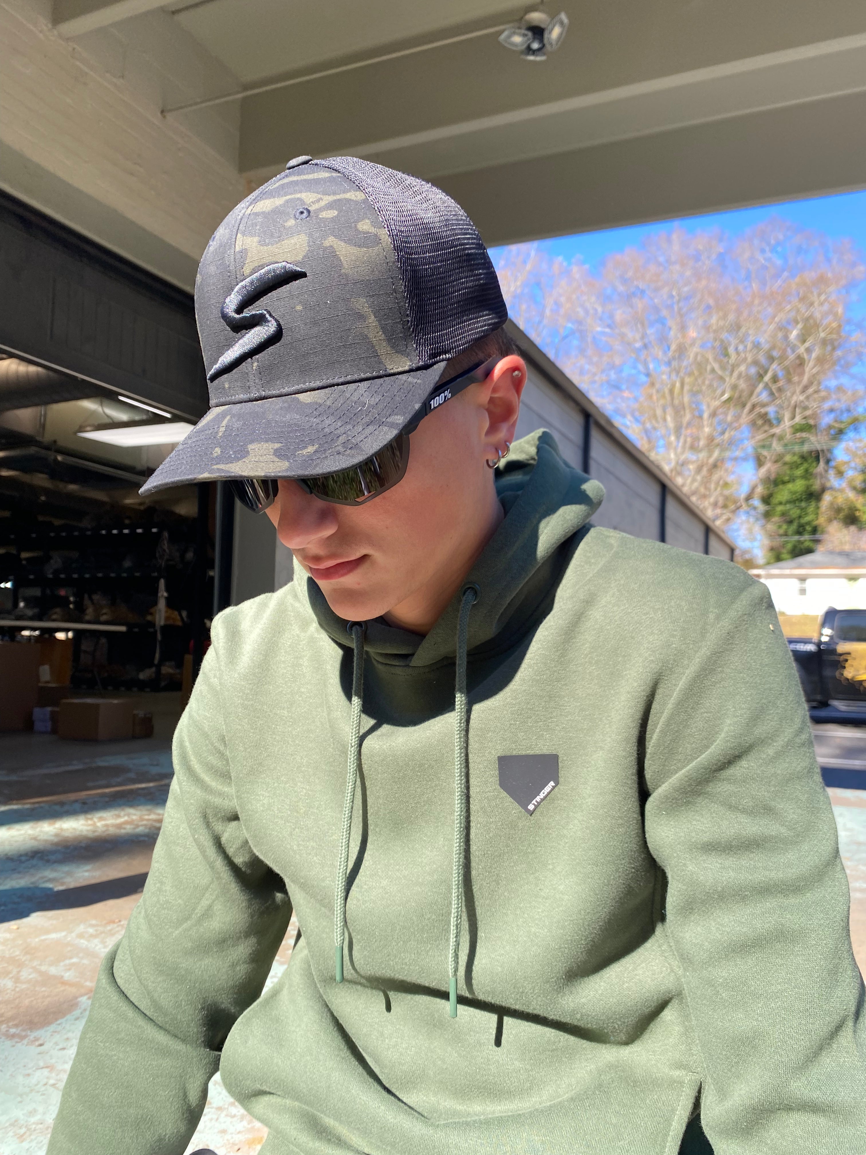 Black Camo Snapback Hat for Men & Women - Adjustable Baseball Cap for Outdoor, Sports & Casual Wear
