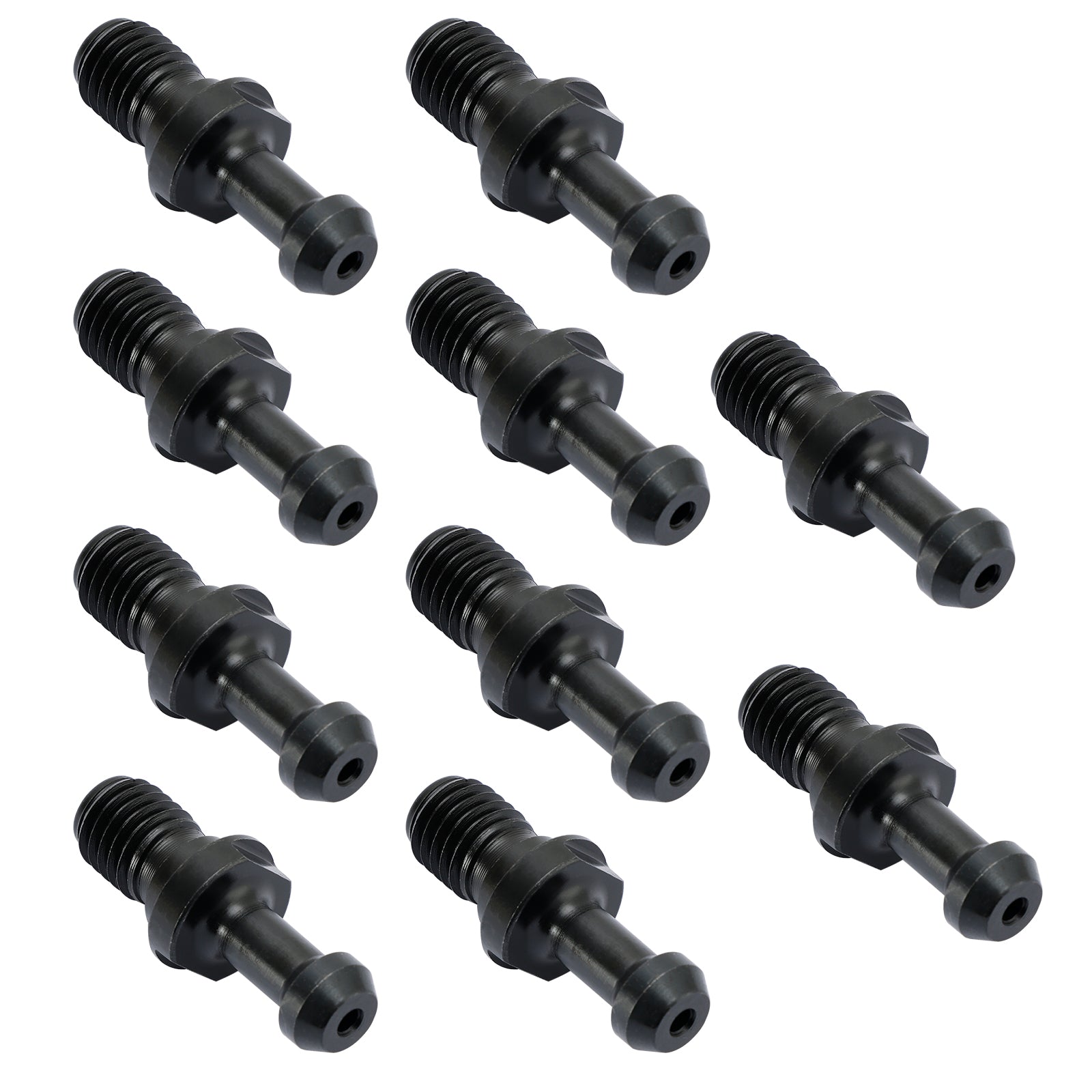 10Pcs CAT40 45° Pull Stud Retention Knob - Compatible with Haas & All CAT40 CNC Tool Holders - High Precision Black CNC Tool Accessories for Milling, Drilling & Lathe Operations