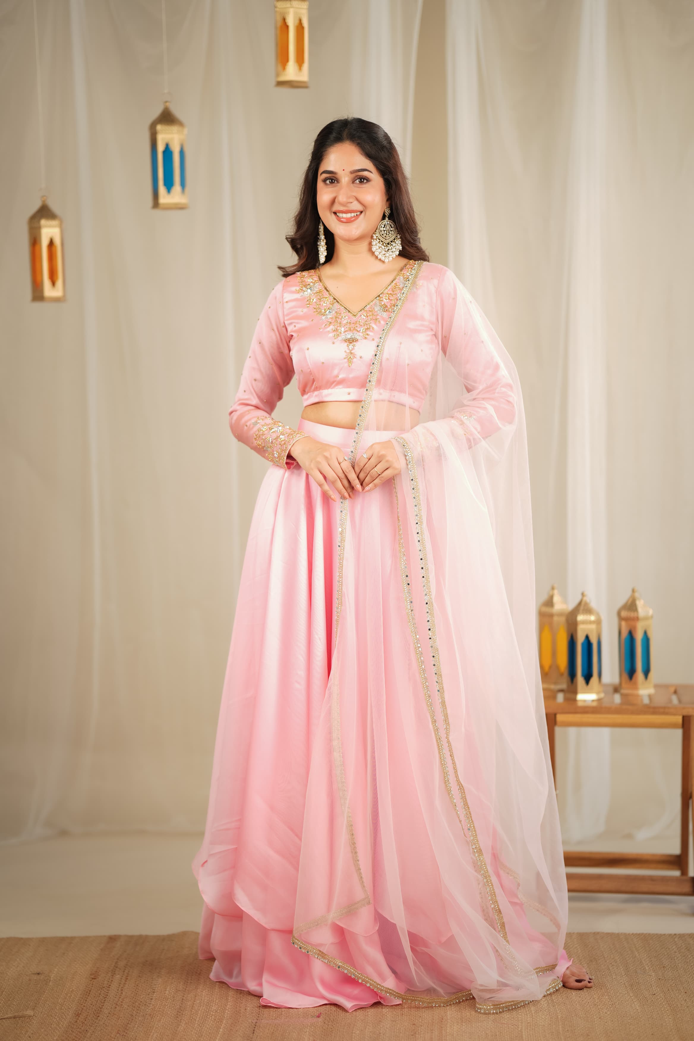 Aaradhya Premium Designer Lehenga Choli for Women | Indian Traditional Bridal Wedding Dress | Perfect for Festivals, Parties & Special Occasions