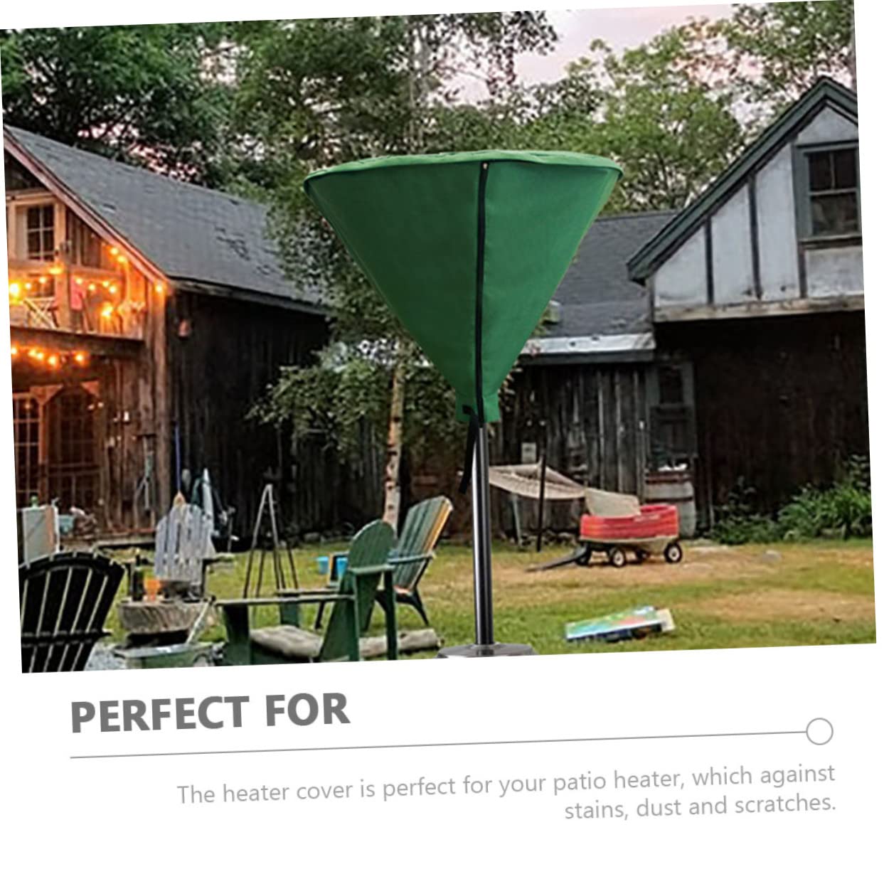 Waterproof Outdoor Heater Cover - Heavy Duty Weatherproof Patio Heater Cover for Garden, Deck & Backyard - Easy to Clean & Durable - Perfect for Winter Protection & Year-Round Use