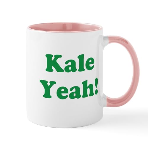 White/Pink Inside - Kale Yeah! Mugs