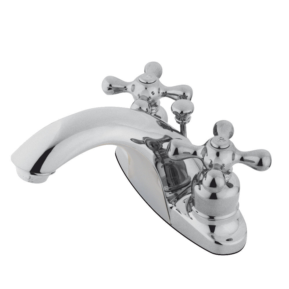Kingston Brass KB7648AX 4-Inch Centerset Bathroom Faucet - Chrome Finish, Single Handle, Water-Saving Design for Bathroom Sink or Vanity