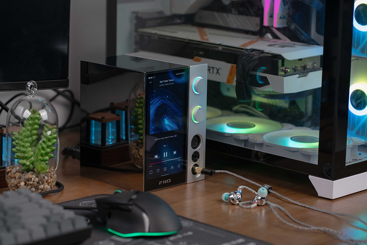 FiiO R9 Desktop All-in-One Streamer - High-Resolution Audio Player & DAC for Home & Office | Perfect for Audiophiles & Music Enthusiasts