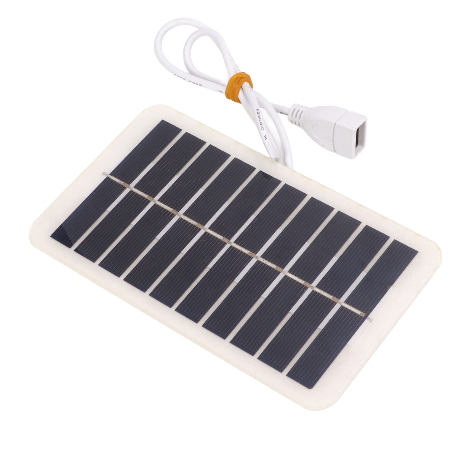 Demeras Outdoor Solar Panel - High Efficiency Polycrystalline Silicon Solar Cell with USB Port for Charging Flashlights, Phones & More | Perfect for Camping, Hiking & Emergency Power