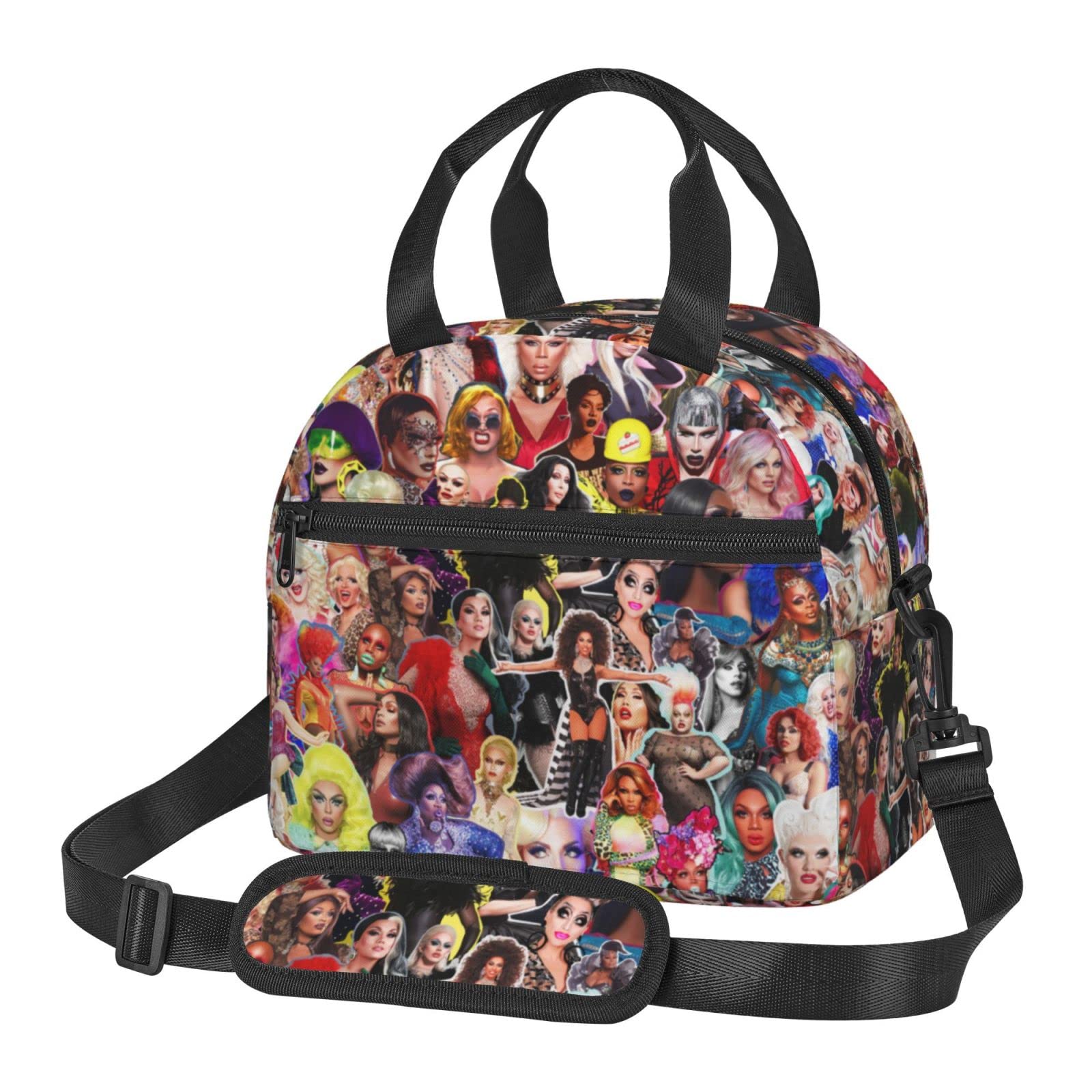 Reusable Insulated Lunch Bag for Adults - Cooler Tote with Removable Shoulder Strap & Side Pockets | Perfect for Work, School, Picnic, Hiking & Beach Outings