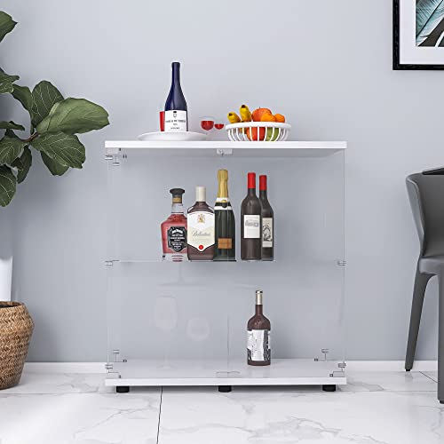 White 2 Doors 2 Shelves
