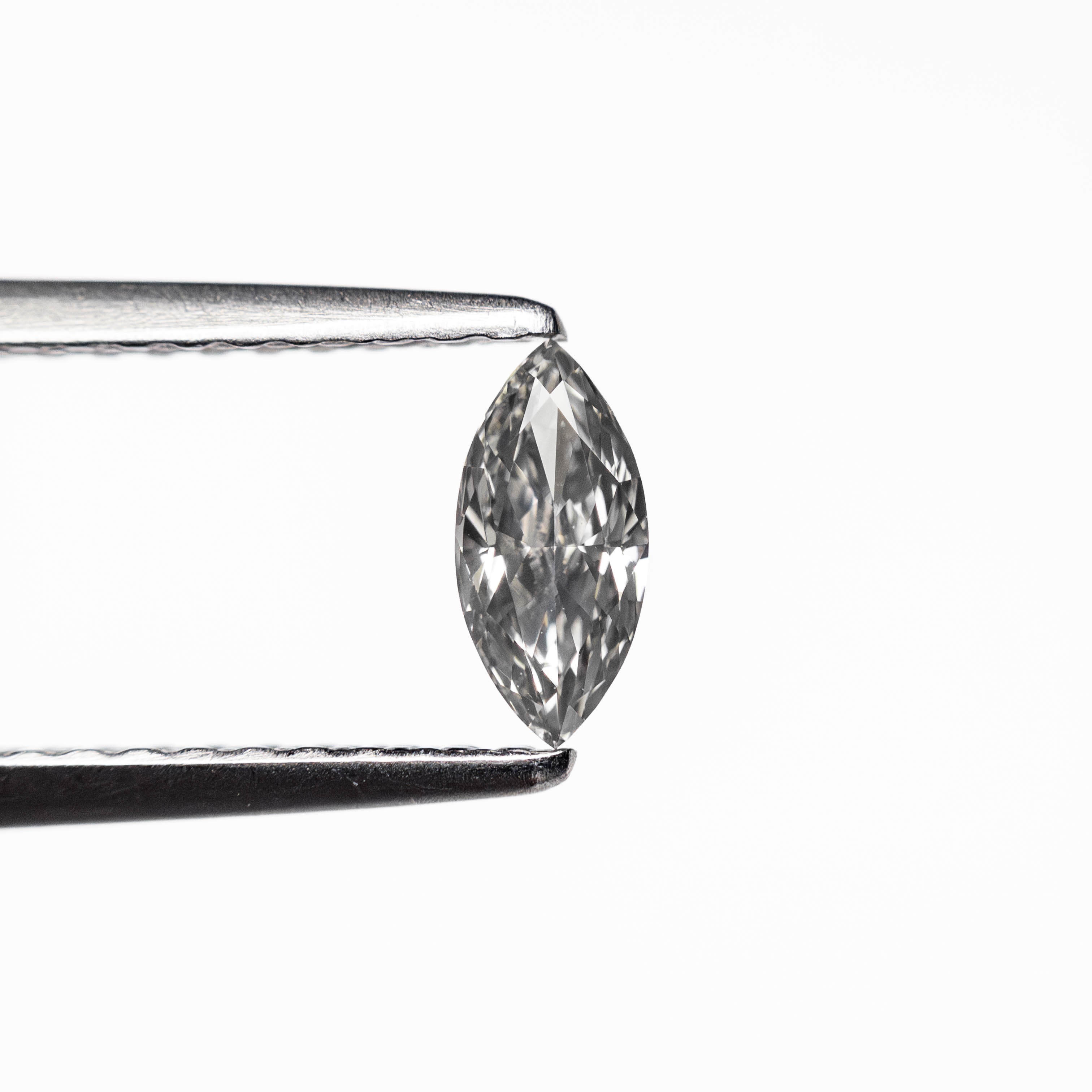 0.23ct Fancy Grey Marquise Cut Diamond - 6.16x2.89x1.84mm Brilliant Cut Loose Gemstone for Engagement Rings & Fine Jewelry Making
