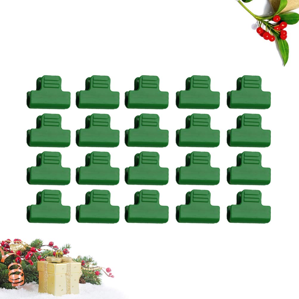 20PCS Greenhouse Insulation Clips - Heavy Duty Steel Wire Plant Support Clamps for Greenhouse Netting, Shade Cover & Film Fixing | Ideal for Gardening, Plant Grafting & Greenhouse Maintenance