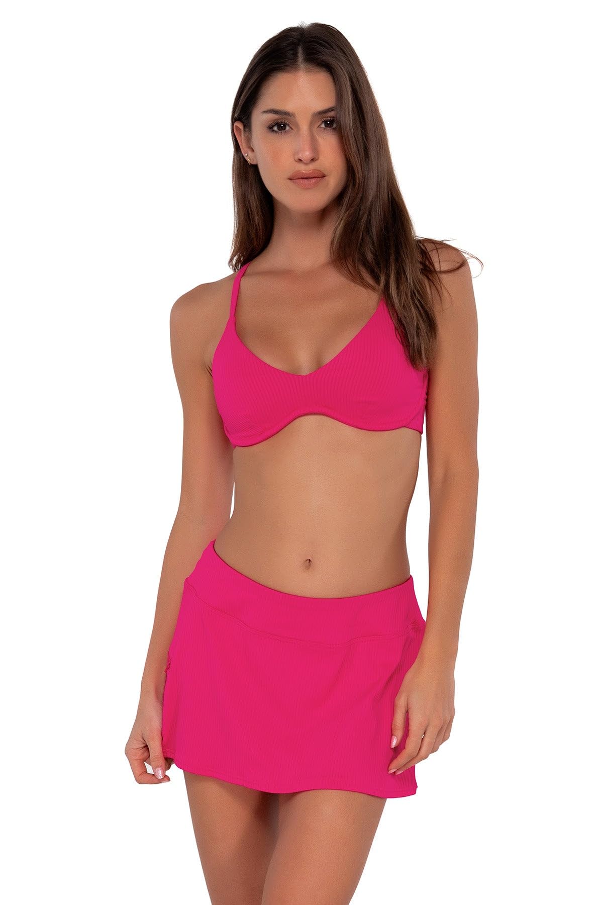 Women's Sporty Swim Skirt with Built-in Shorts - Quick-Dry Swimwear for Beach, Pool & Water Sports | Sunsets Brand