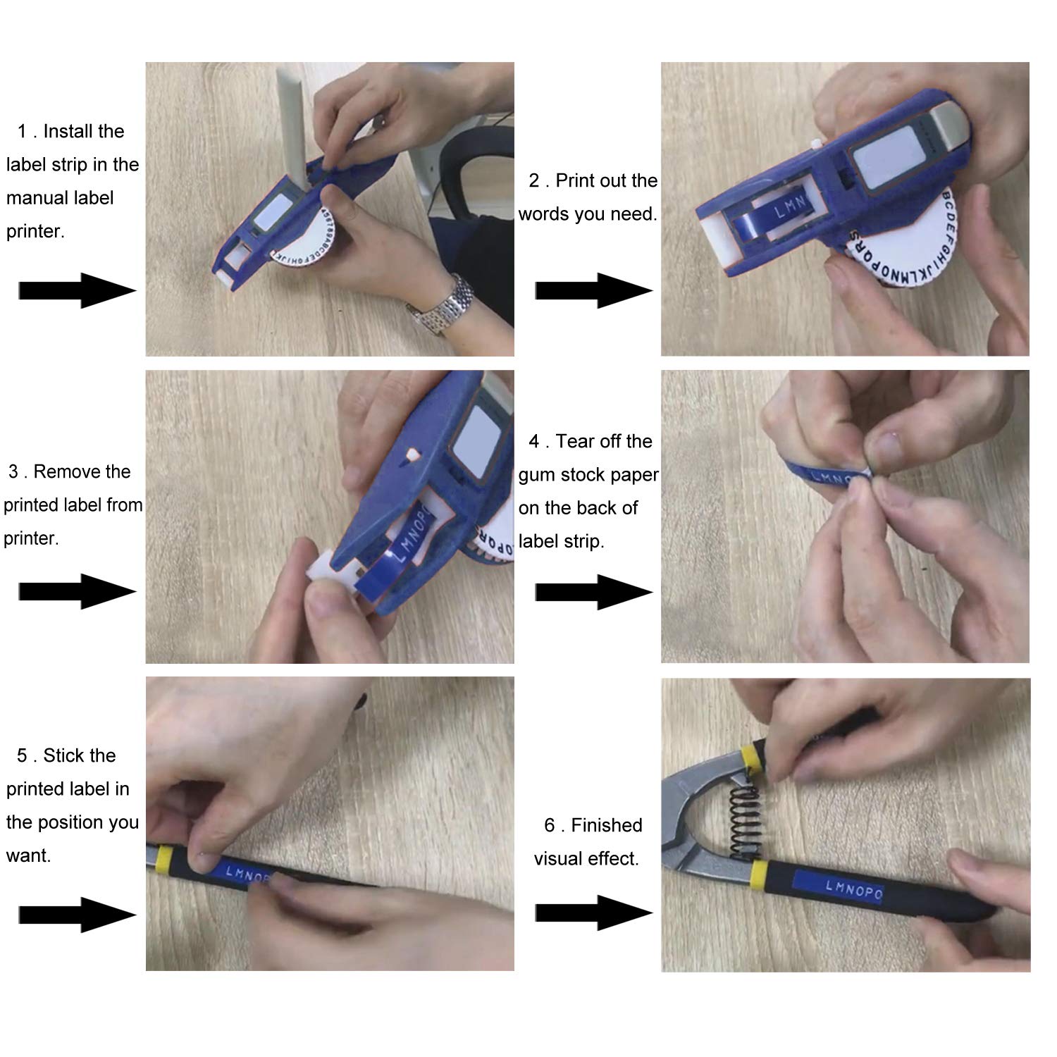 Dymo Embossing Label Maker Tape 1/2