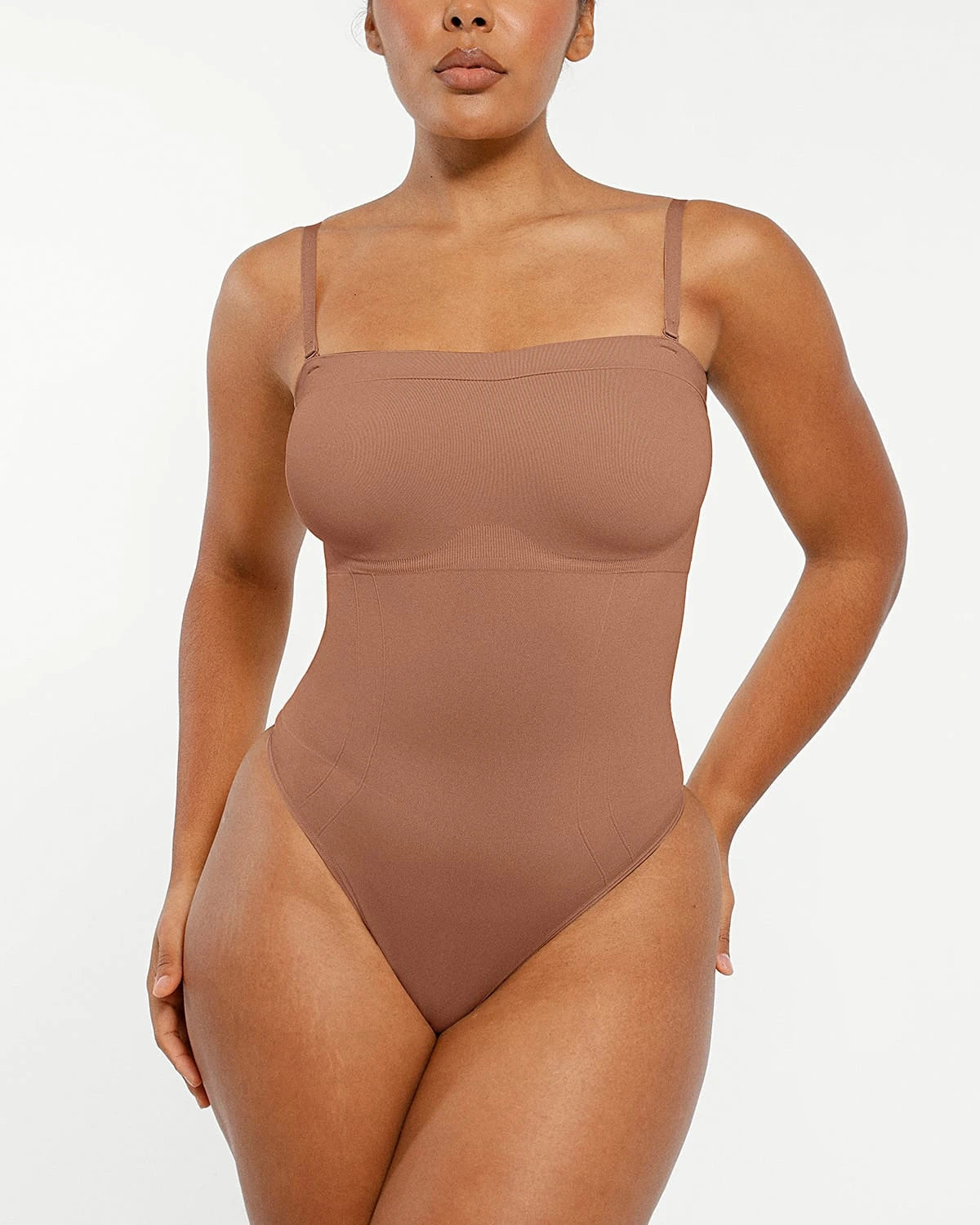 Seamless Sculpt Strapless Thong Bodysuit for Women - Sexy Shapewear for Special Occasions & Date Nights
