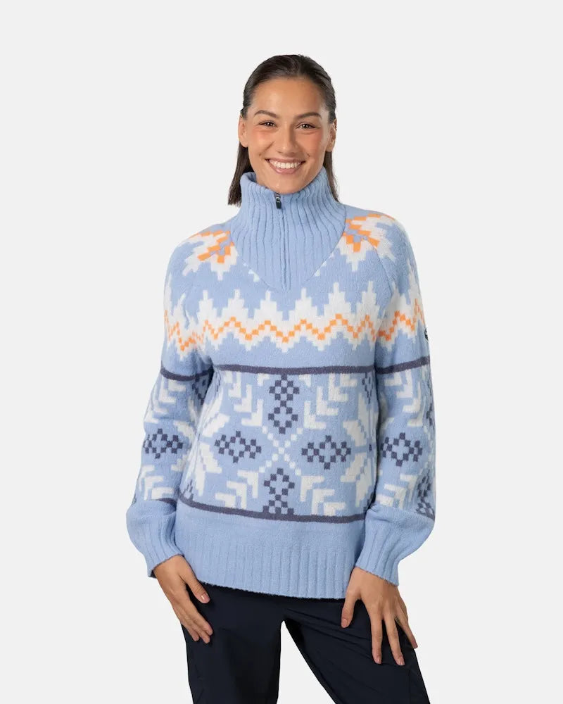 Kari Traa Women's Amelia Knit Top - Soft Breathable Long Sleeve Shirt for Hiking, Yoga & Casual Wear 2025