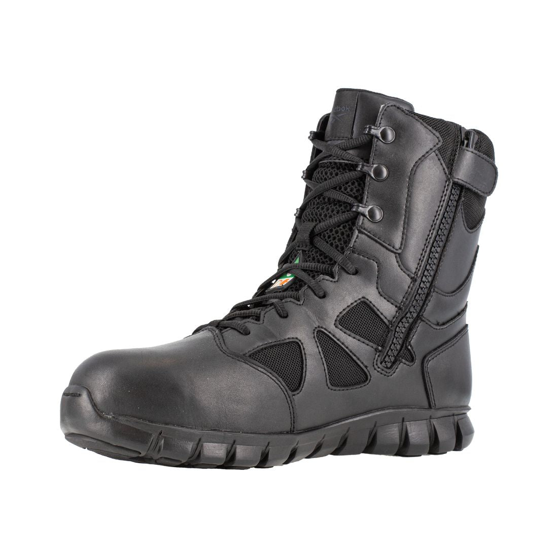 Reebok Sublite Cushion Tactical Composite Toe Safety Boots for Men - Black IB8800 | Lightweight Work Boots with Shock Absorption | Perfect for Construction, Warehouse & Industrial Work