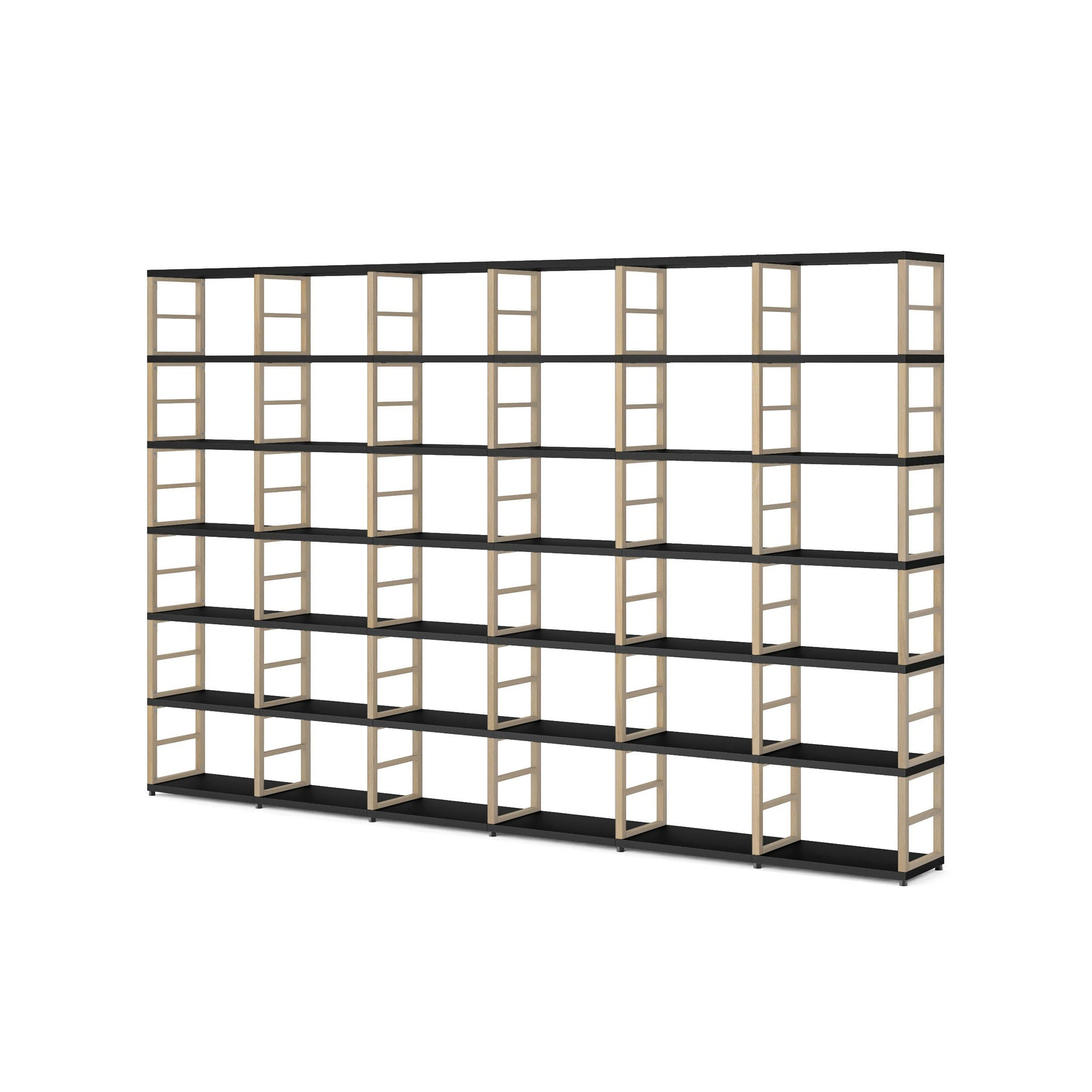 MAXX Modern 6x6 Shelving Unit - Sturdy Storage Shelf for Living Room, Bedroom, or Office Organization
