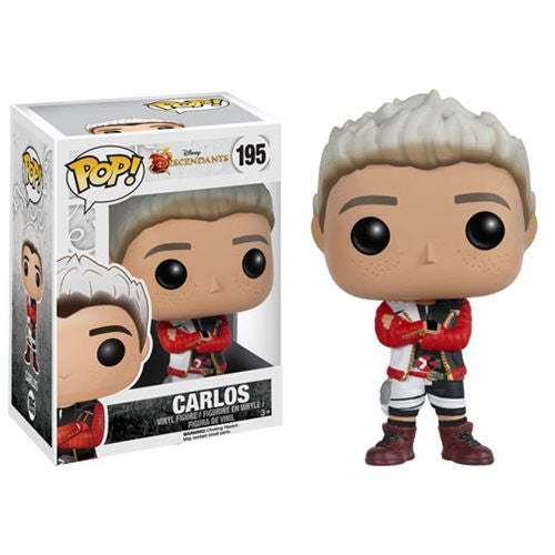 Disney Descendants Carlos Pop! Vinyl Figure #195 - Collectible Doll for Kids & Fans | Perfect for Display, Gifts, and Movie-Themed Decor