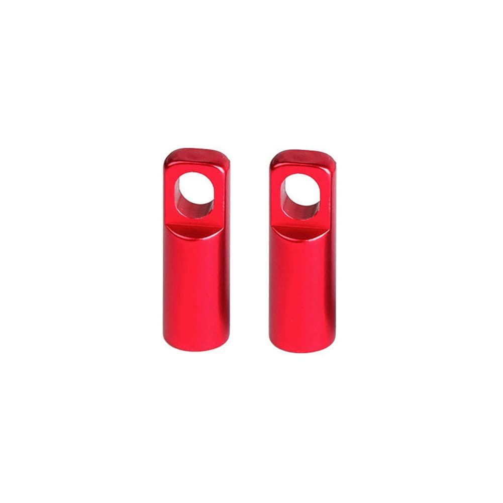 Zcargel 2 Pack Presta Valve Stems - Aluminum Alloy Tubeless Bike Valve Stems with 24mm Length & Valve Cover - Universal French Bike Valves Kit for Road & Mountain Bikes - Perfect for Tire Repair & Maintenance