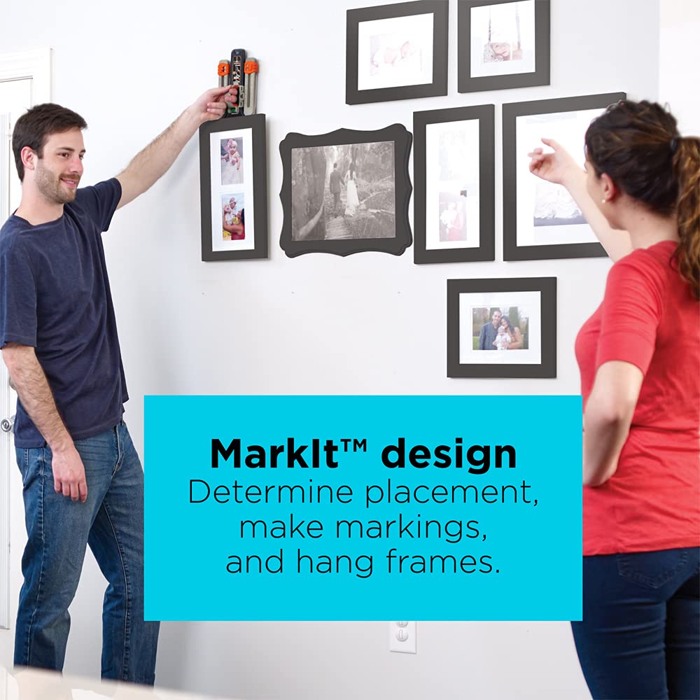BLACK+DECKER 20V MAX Cordless Drill Combo Kit with 6 Tools & MarkIT Picture Hanging Kit (BDCDMT1206KITC & BDMKIT101C) - Perfect for DIY Home Improvement, Woodworking, and Picture Hanging Projects