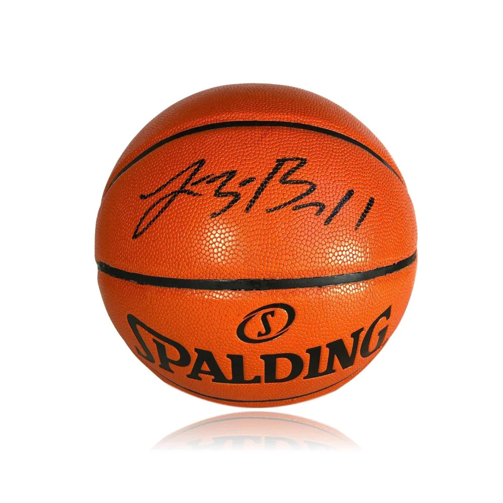 Authentic Lonzo Ball Signed NBA Basketball - Beckett COA Certified - Lakers & Pelicans Memorabilia - Perfect for Sports Collectors & Fans
