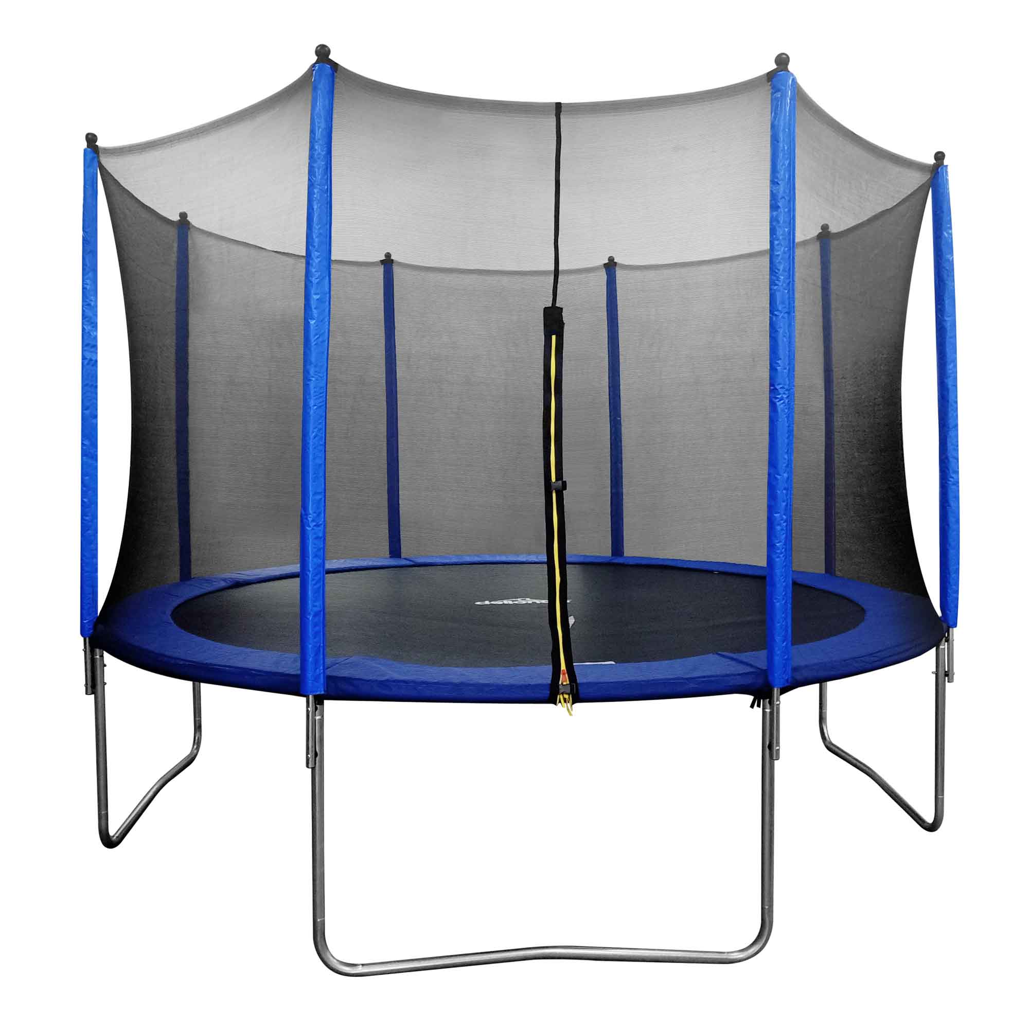 12ft Heavy Duty Outdoor Trampoline for Kids with Safety Enclosure Net, Anchor Kit & Ladder - Durable Backyard Bounce Toy for Children's Playground, Garden, Park Fun (Model DL95)