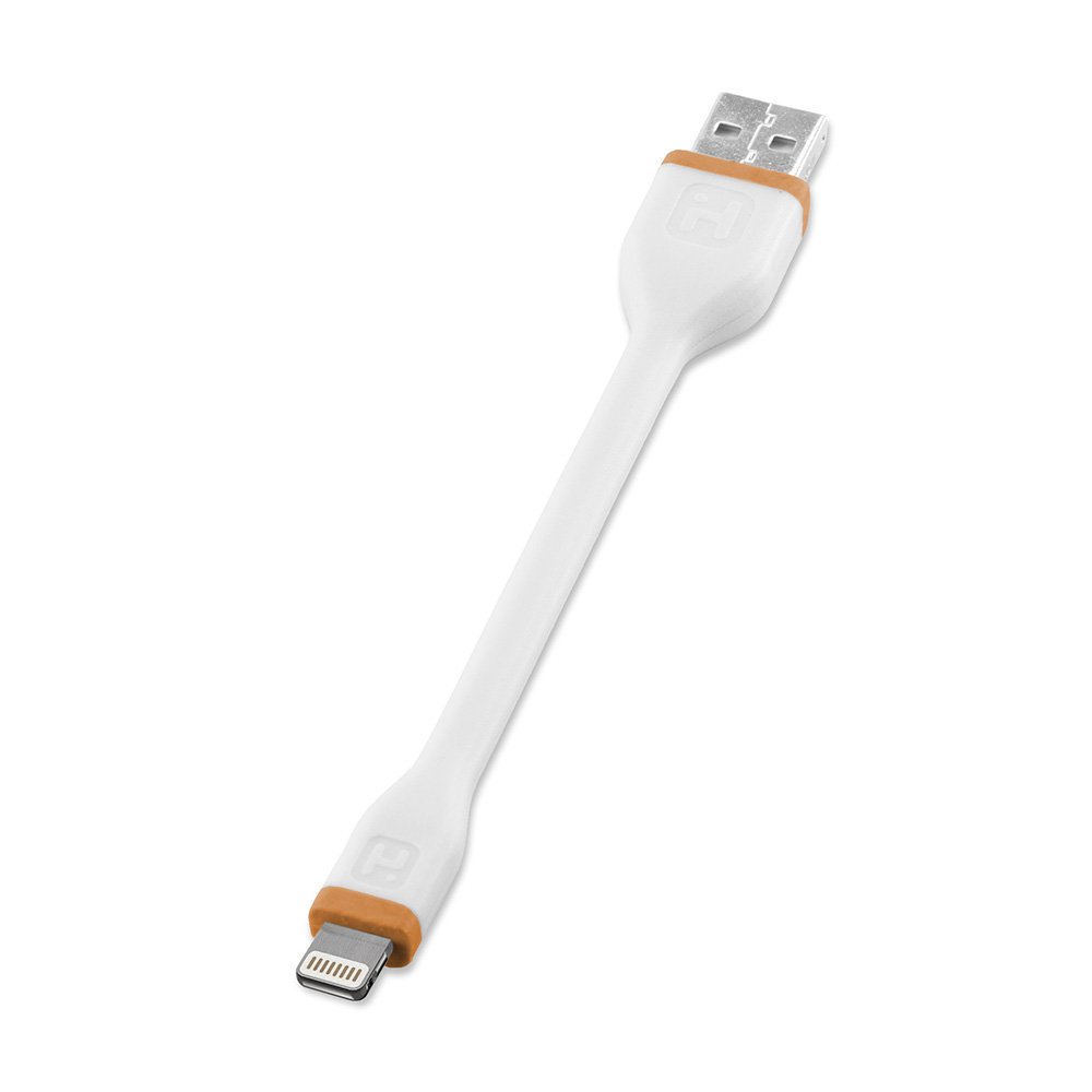 iHome Tangle-Free Lightning Cable for iPhone - 3ft White 8-Pin Charging Cord | Fast Charging for iPhone 14/13/12/11/X/8 | Perfect for Home, Office & Travel