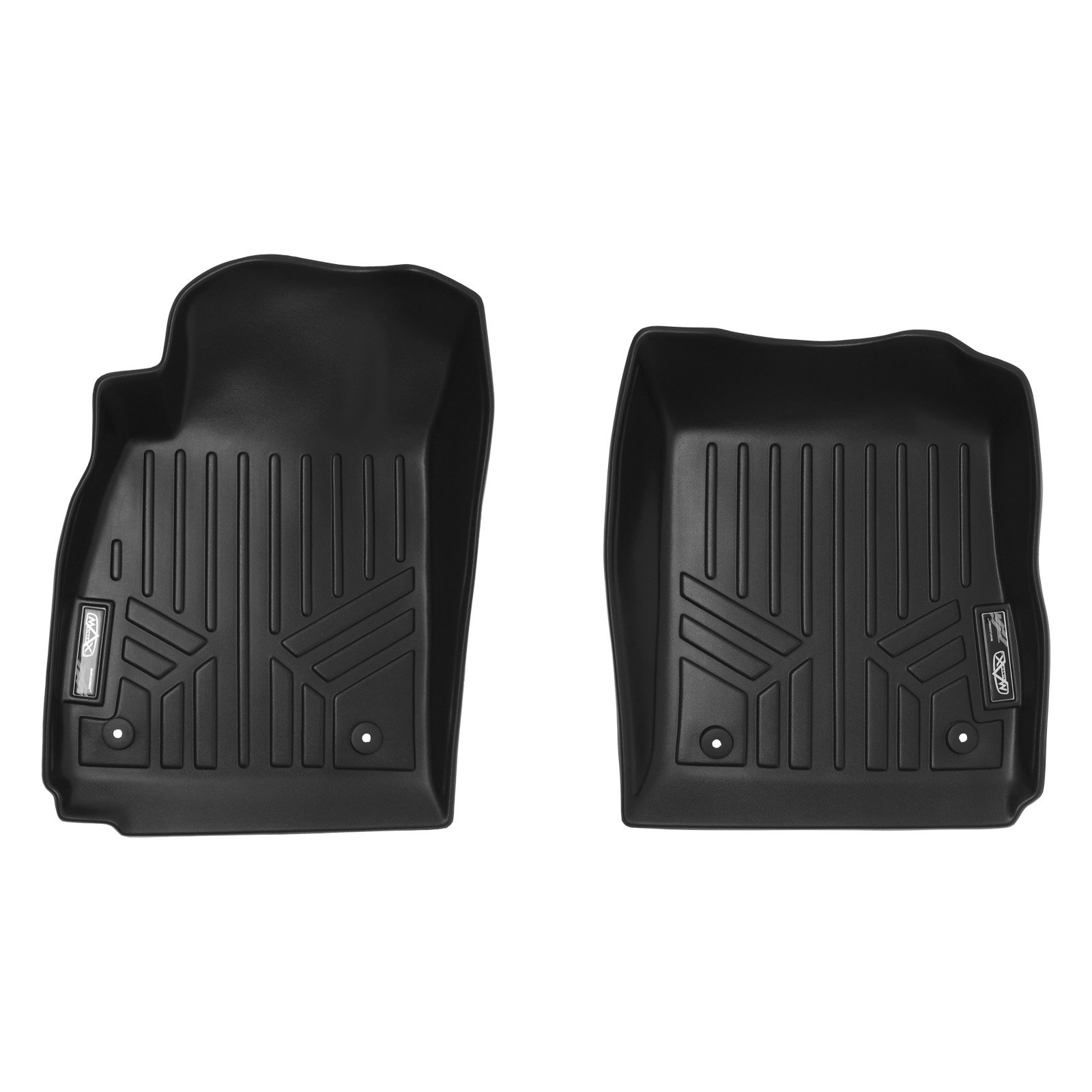 Premium SMARTLINER All-Weather Floor Mats for 2014-2019 Chevrolet Impala - 1st Row Custom Fit Car Mats, Black Heavy Duty Protection - Perfect for Daily Commute, Road Trips & Winter Weather