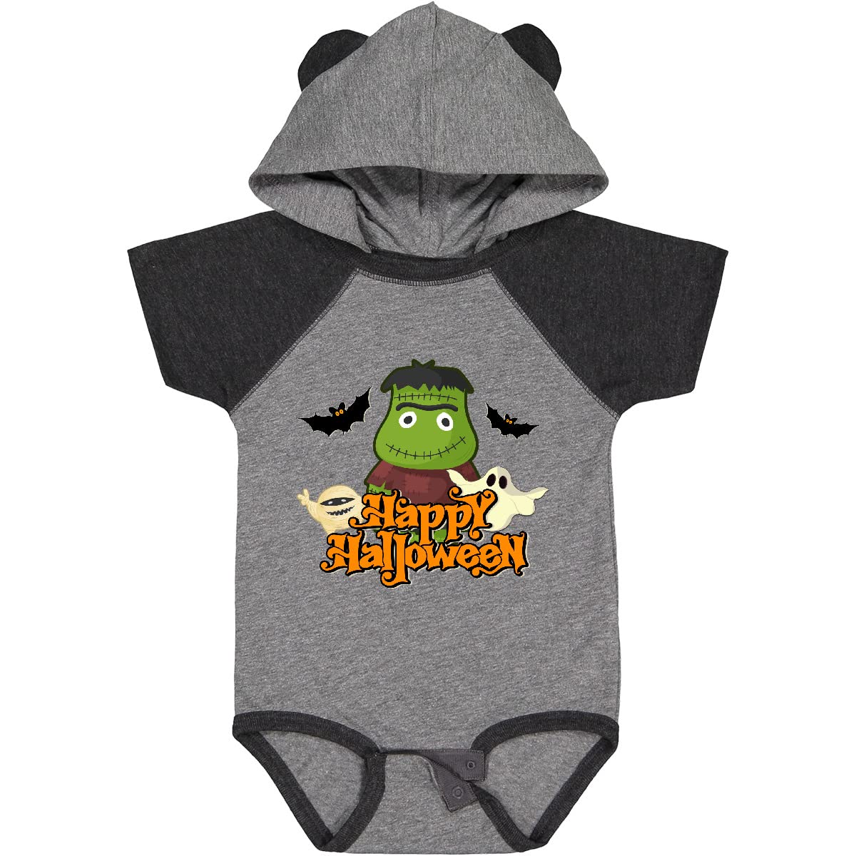Inktastic Halloween Monster Baby Bodysuit - Cute Infant Halloween Outfit for Boys & Girls | Perfect for Halloween Parties, Trick or Treating & Photo Shoots