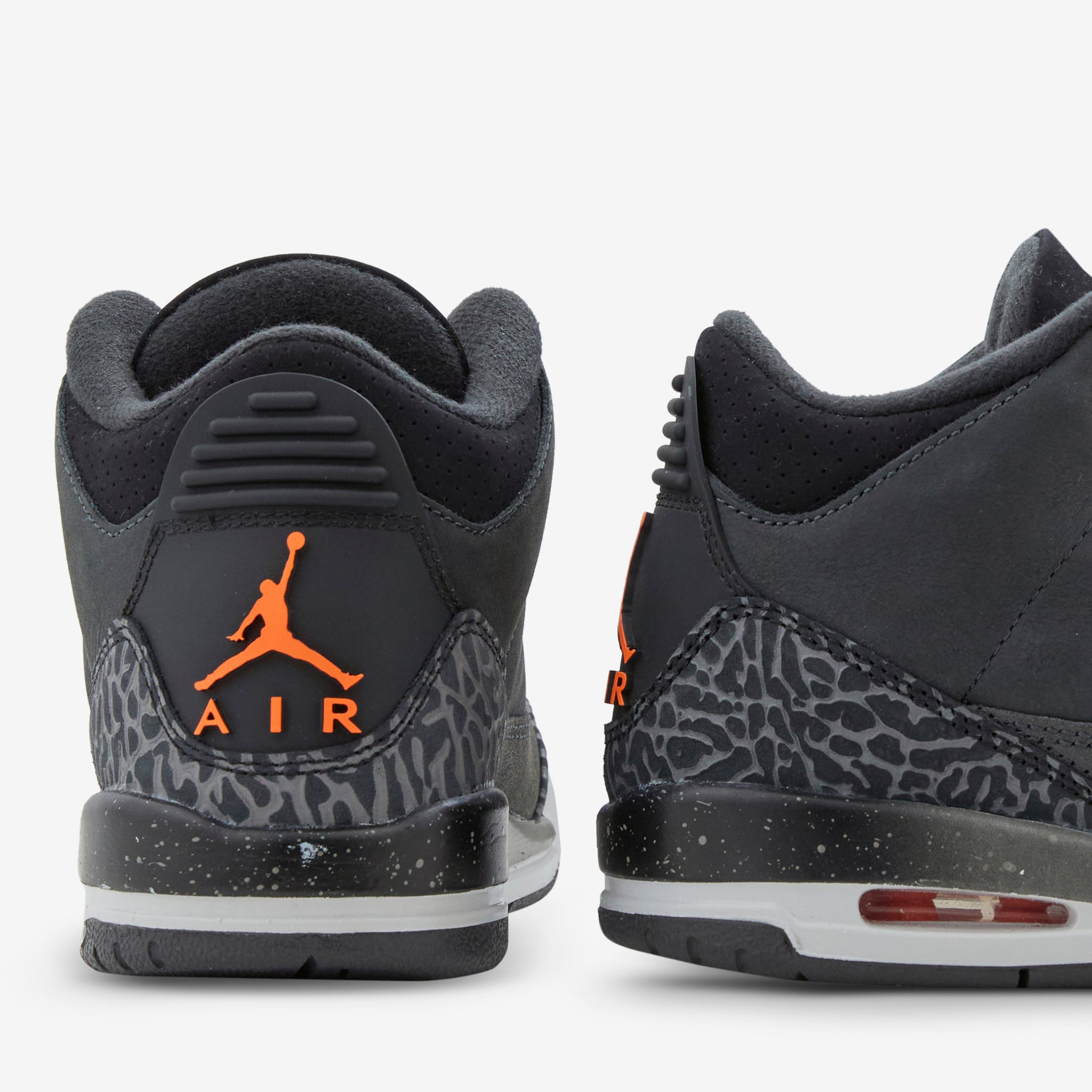 Grade School Air Jordan 3 Retro Night Stadium Sneakers - Total Orange & Black Basketball Shoes for Kids - Perfect for School, Sports & Casual Wear