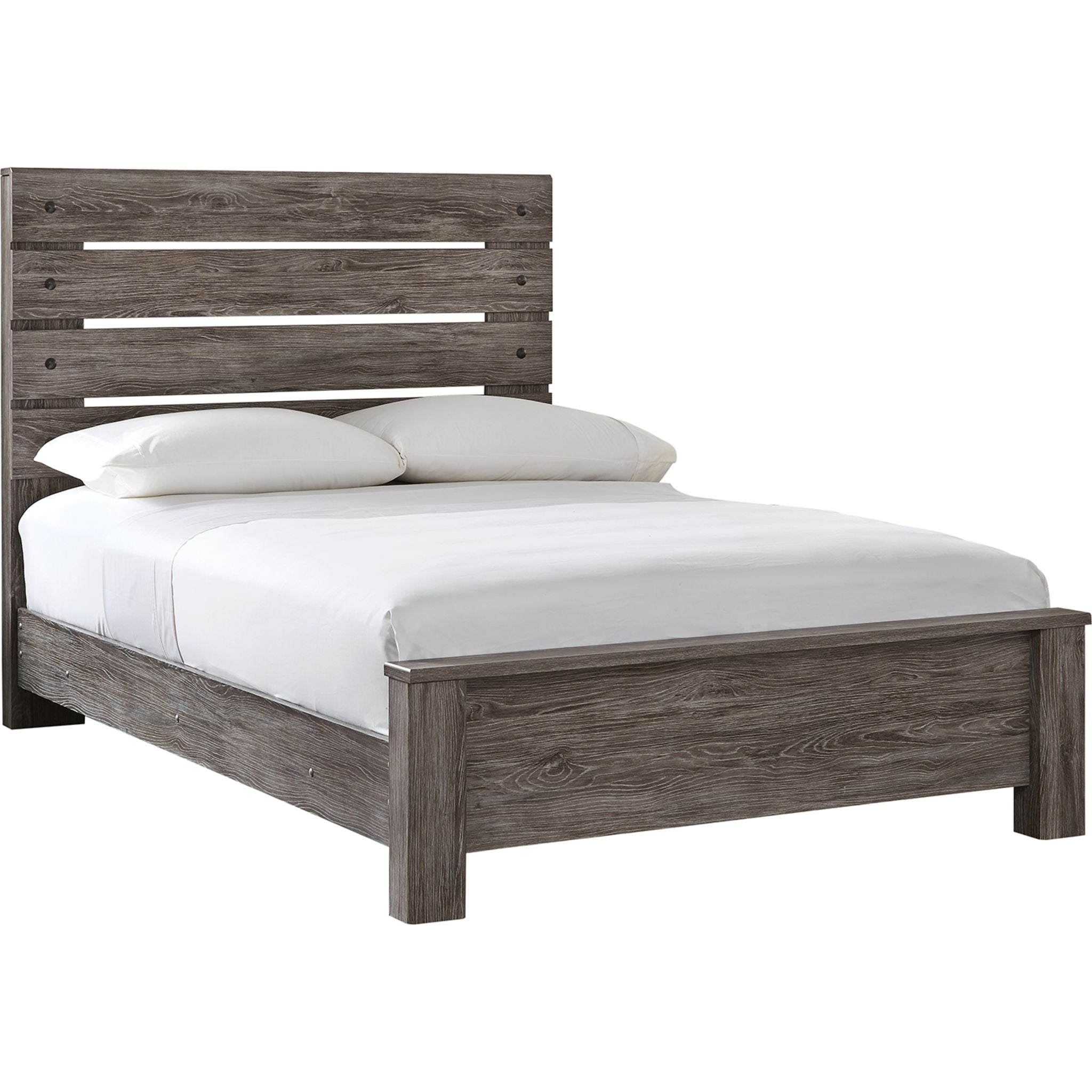 Ashley Cazenfeld 3-Piece Queen Bedroom Set - Modern Platform Bed Frame with Nightstands | Perfect for Master Bedroom, Guest Room & Apartment Decor
