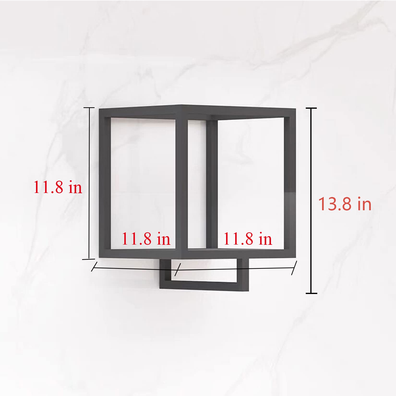 Wall-Mounted Garment Rack - 11.8