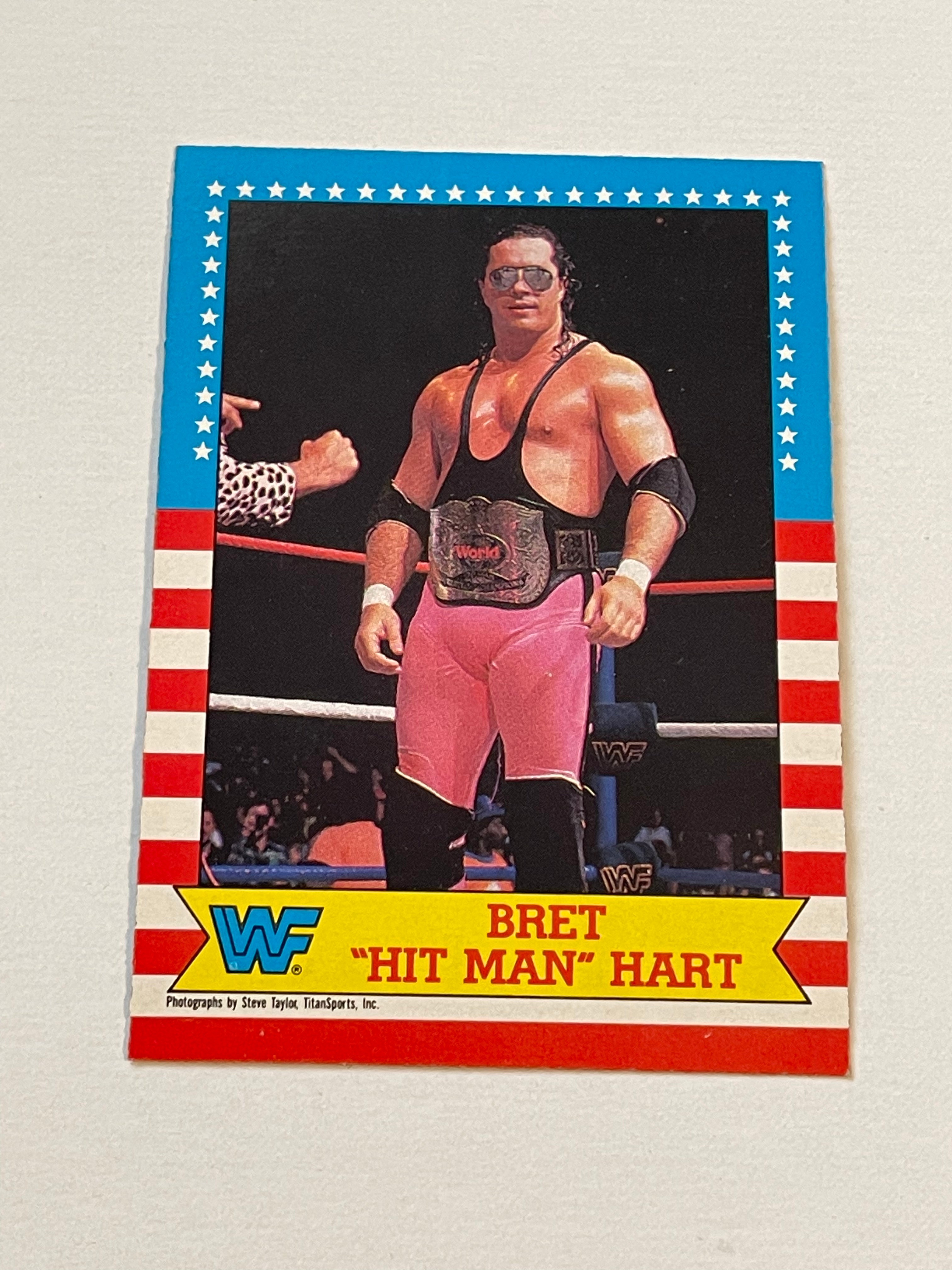 1987 Brett Hart Wrestling O-Pee-Chee High Grade Rookie Card - Perfect for Collectors & Wrestling Memorabilia Fans