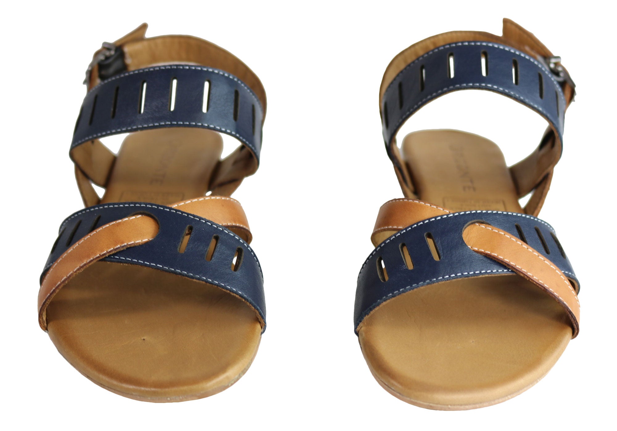 Orizonte Toto Women's European Leather Comfortable Flat Fashion Sandals - Stylish & Comfortable for Walking, Travel & Summer Outfits