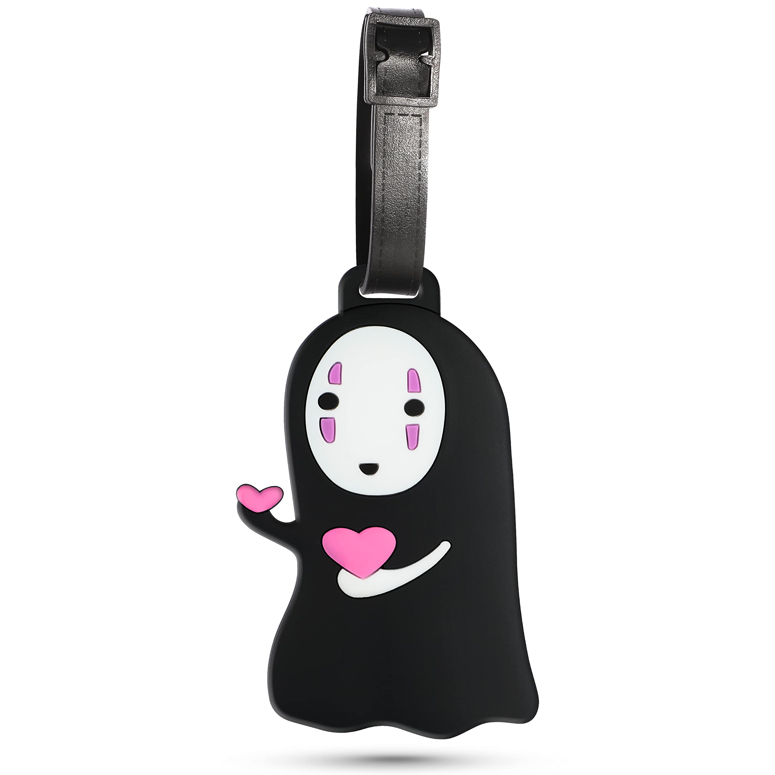 Durable Silicone Luggage Tags for Suitcases - Cute Cartoon Name ID Tags for Travel Bags (Kids, Women, Men) - Perfect for Airports, Cruise Ships & Family Vacations - XLP0704-15