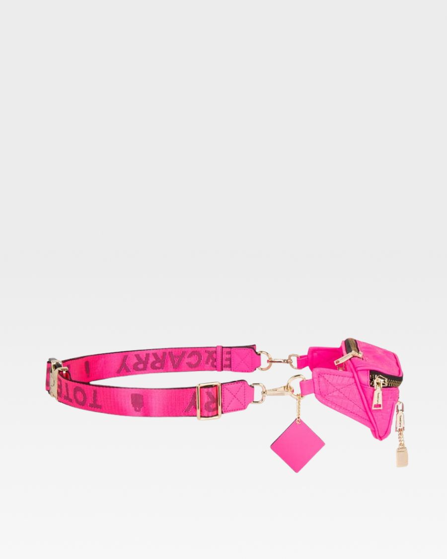 Apollo 2 Mini Fanny Pack Waist Bag in Neon Pink - Stylish Hands-Free Crossbody Bum Bag for Running, Travel, Hiking & Everyday Use