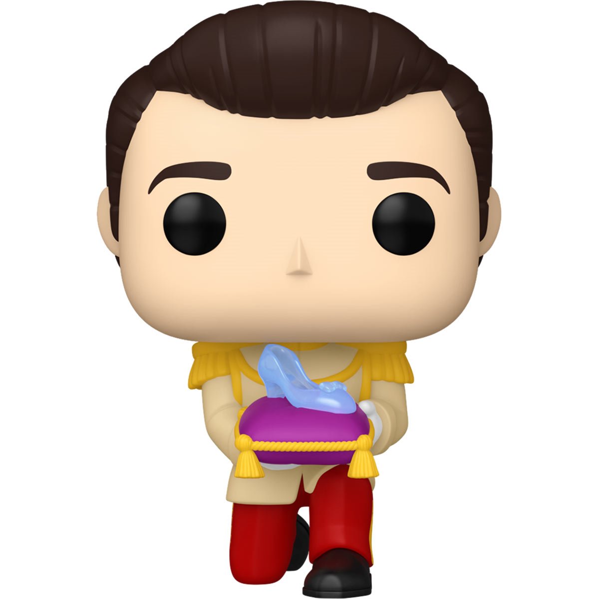 75th Anniversary Cinderella Prince Charming with Glass Slipper Funko Pop! Vinyl Figure #1545 - Disney Collectible for Fans & Home Decor