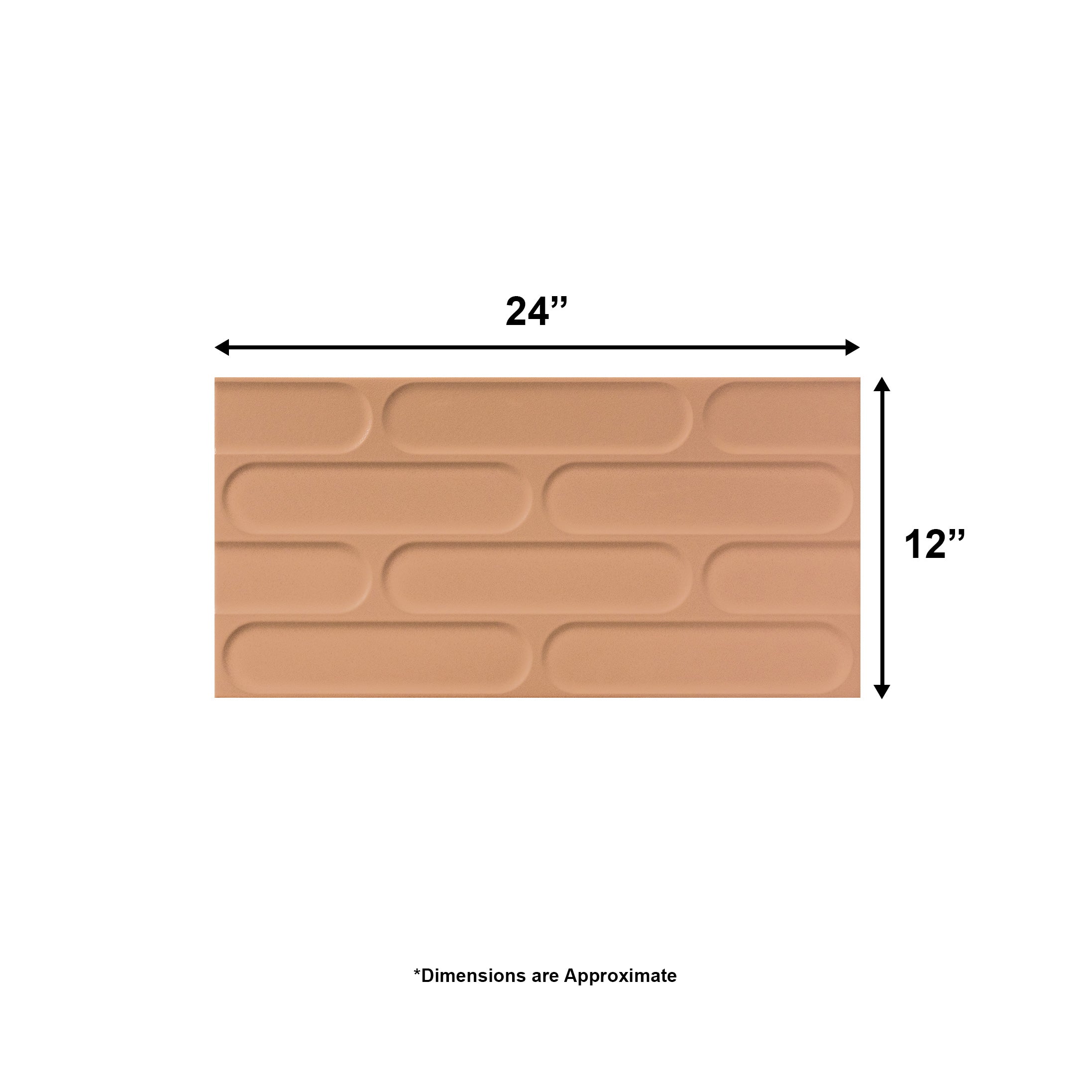 3D Fishscale Wall Tile - Ceramic Biscuit Textured Tiles for Kitchen Backsplash, Bathroom & Accent Walls - Waterproof & Easy to Clean (12x12 Inch, 10-Pack)