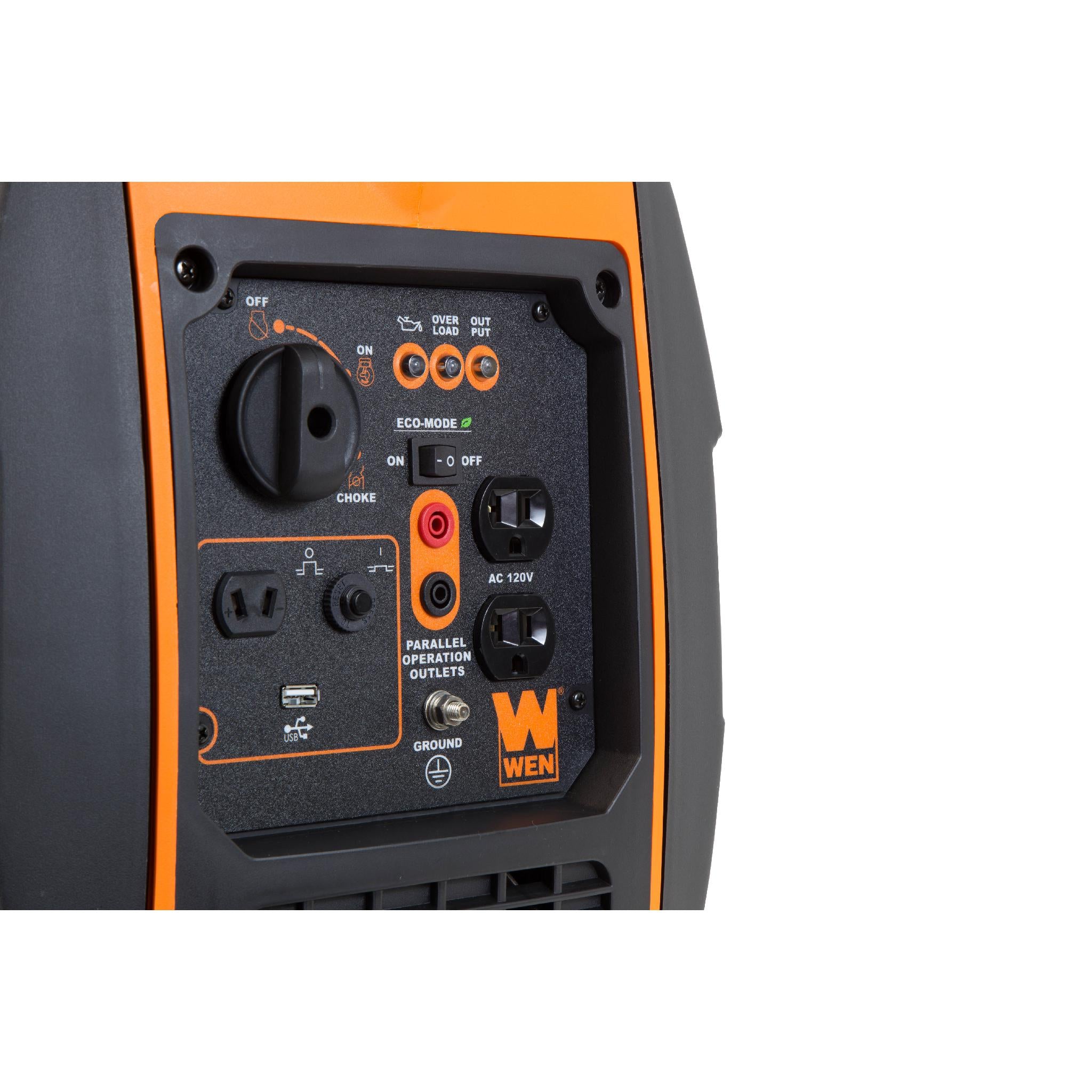 WEN R56200i 2000 Watt Portable Inverter Generator - CARB Compliant & Eco-Friendly (Certified Refurbished) - Perfect for Camping, RV Trips & Emergency Power Backup