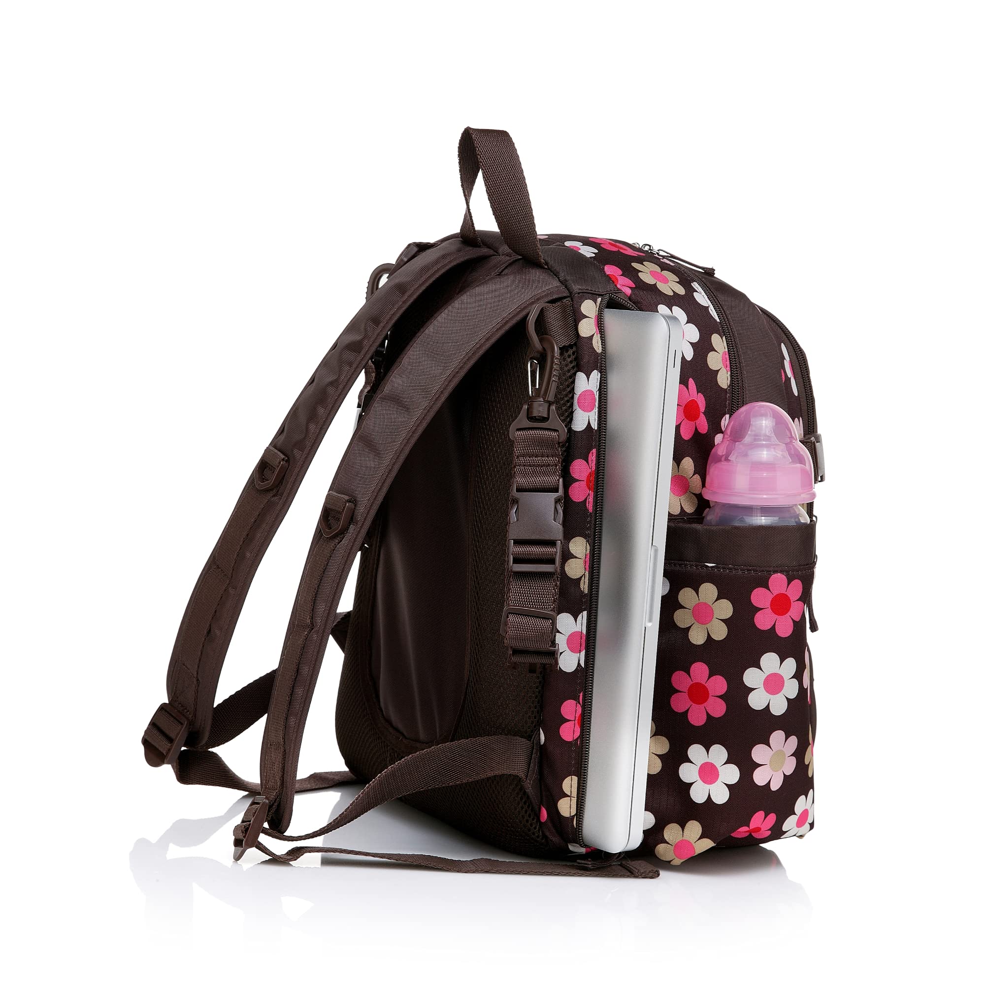 MKF Collection Large Travel Backpack for Women - Waterproof Polyester Carry-On Backpack with Multiple Pockets, Daypack for Work, School & Outdoor Adventures
